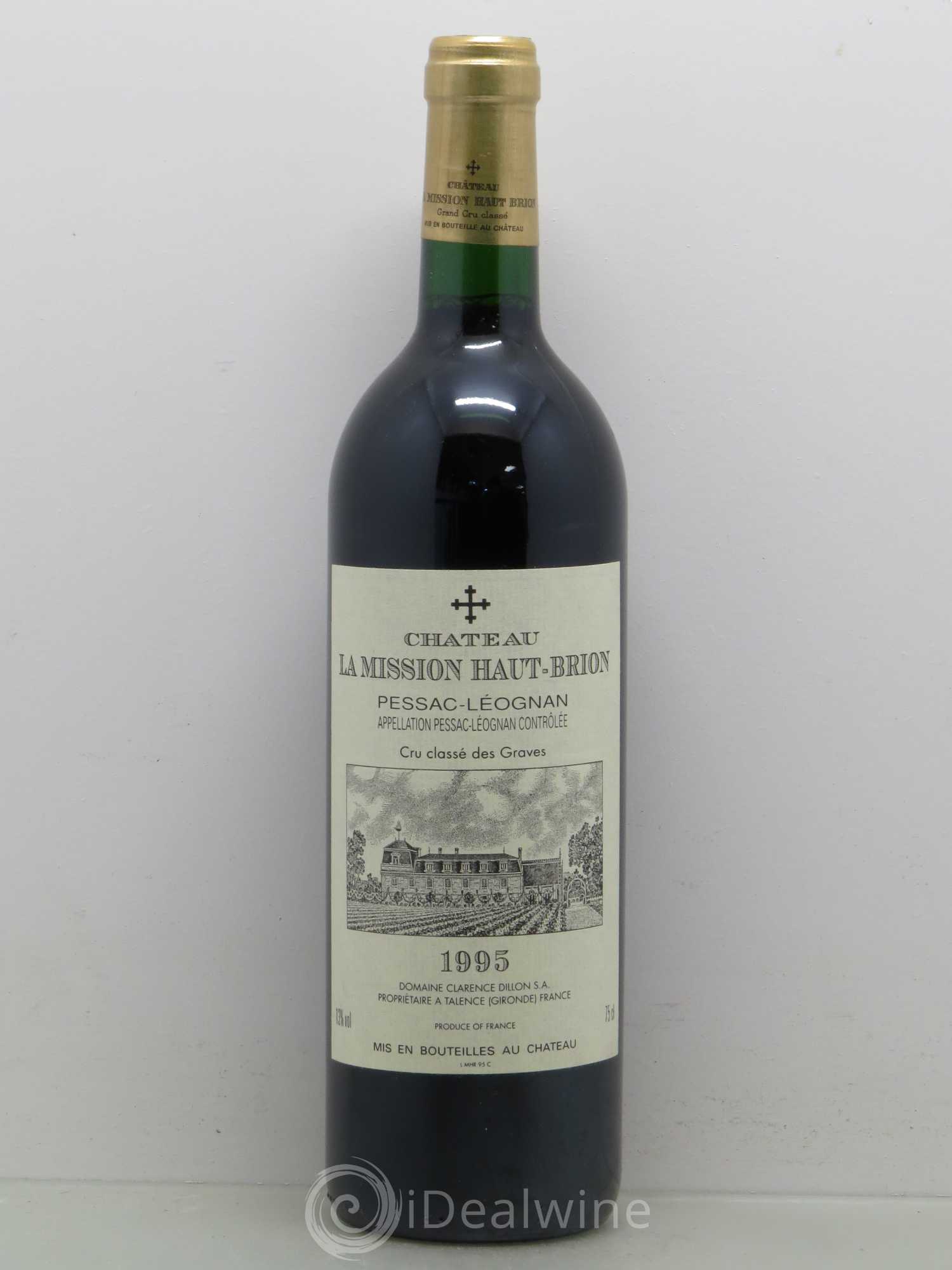 Château la Mission Haut-Brion Cru Classé de Graves 1995 - Lot de 1 bouteille - 0