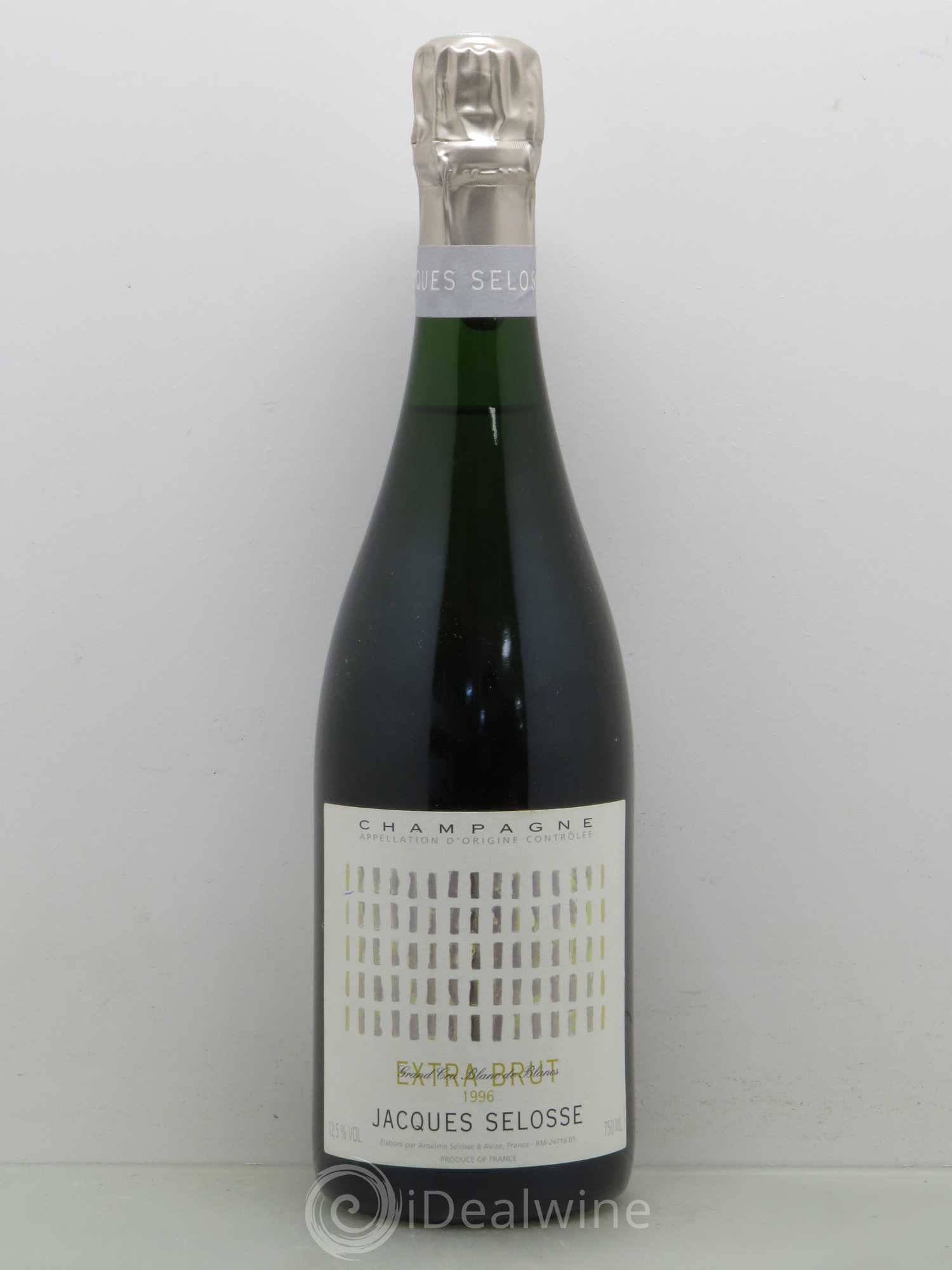 Blanc de Blancs Grand Cru Extra-Brut Jacques Selosse Grand Cru 1996 - Lot de 1 bouteille - 0