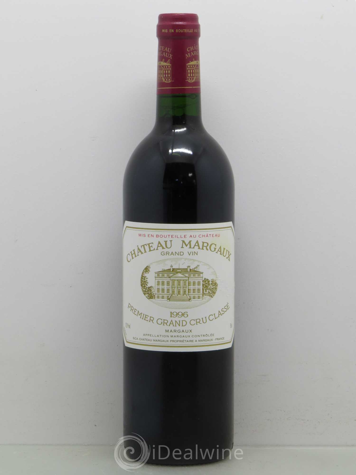 Château Margaux 1er Grand Cru Classé 1996 - Lot de 1 bouteille - 0