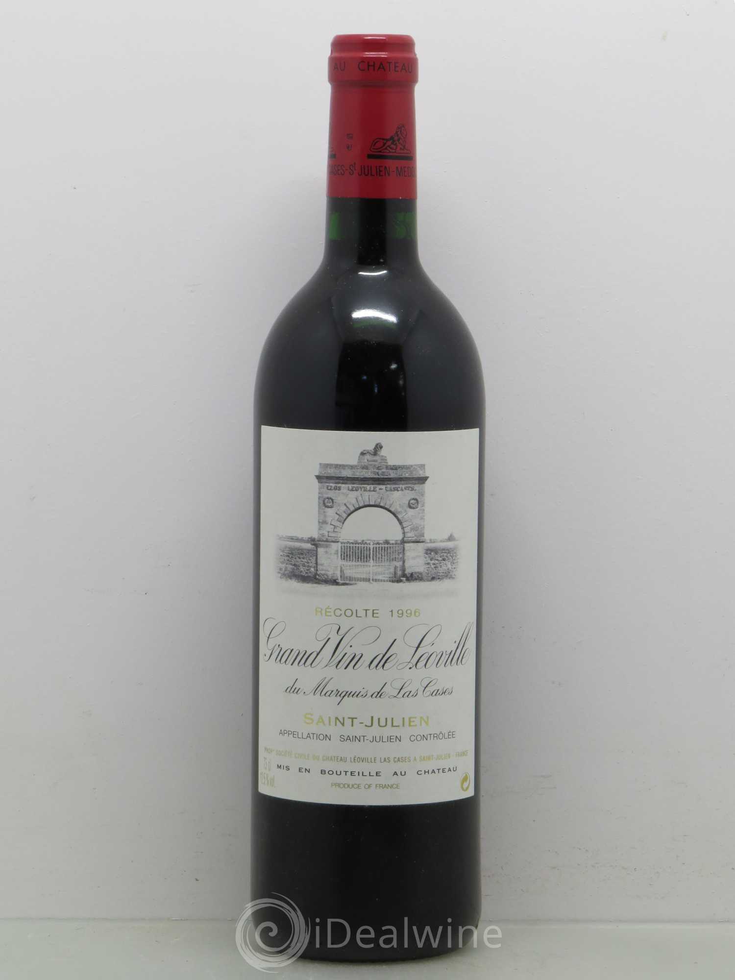 Château Léoville Las Cases 2ème Grand Cru Classé 1996 - Lot de 1 bouteille - 0