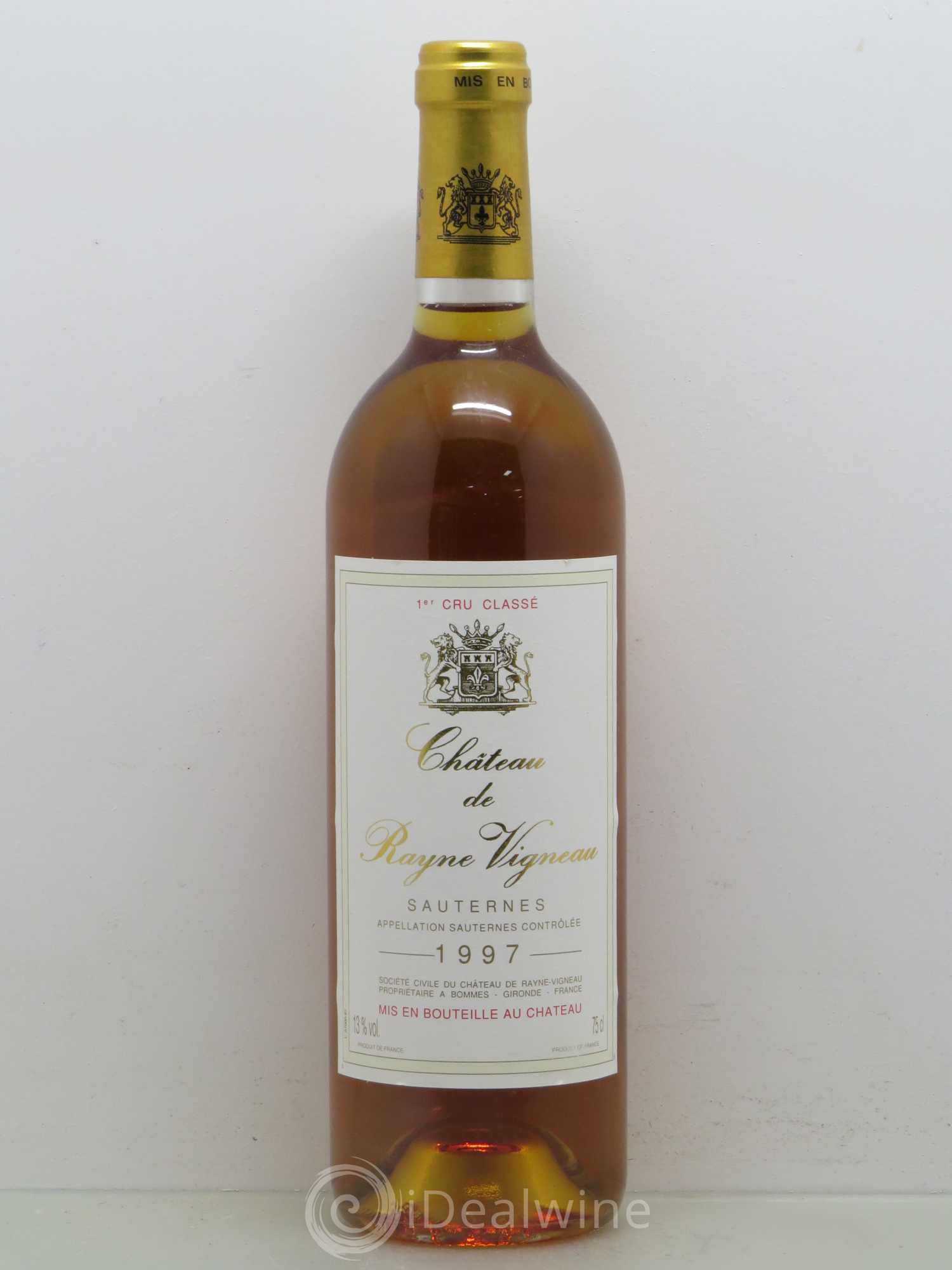 Château de Rayne Vigneau 1er Grand Cru Classé 1997 - Lotto di 1 bottiglia - 0