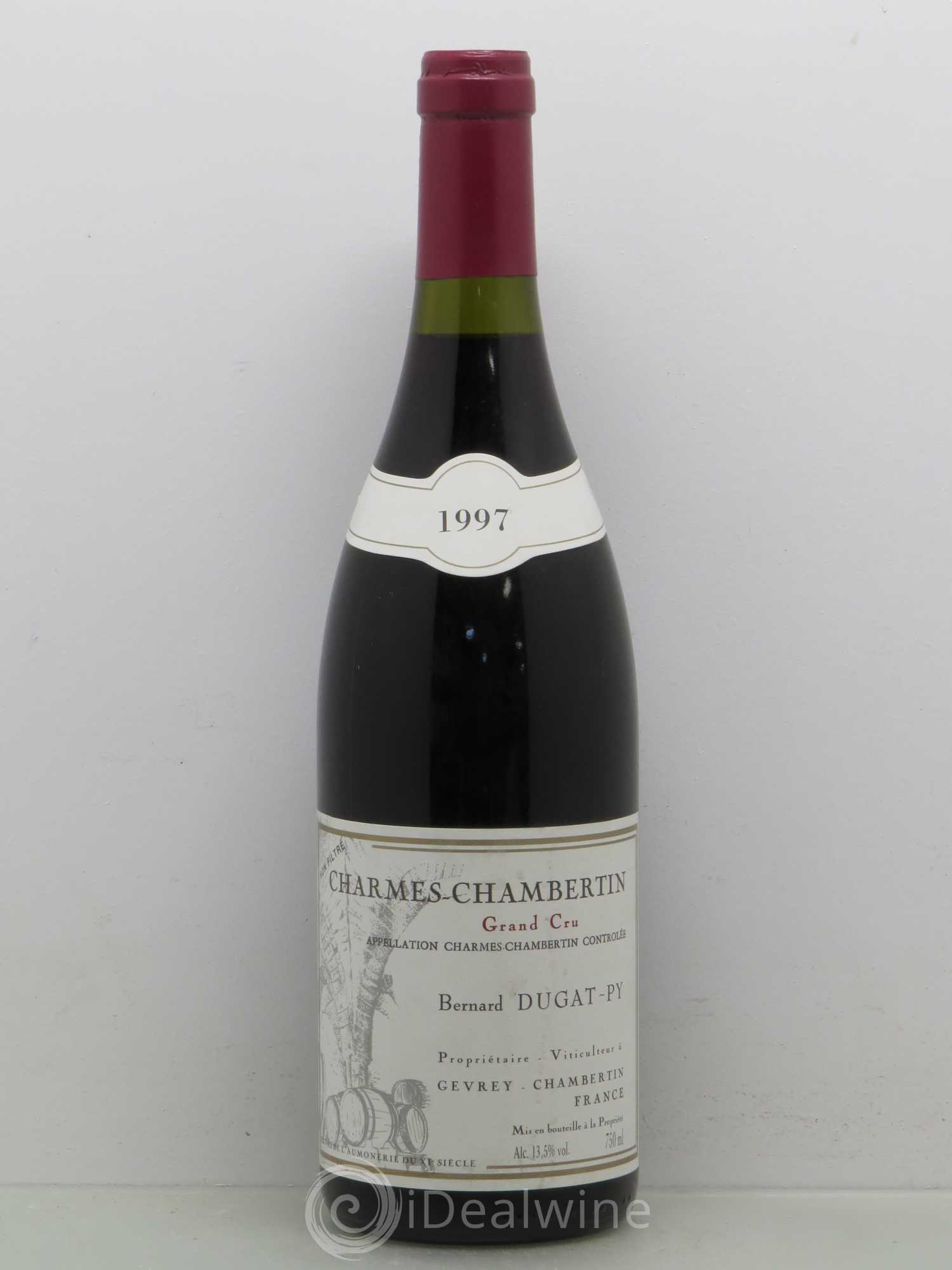 Charmes-Chambertin Grand Cru Dugat-Py 1997 - Lot de 1 bouteille - 0