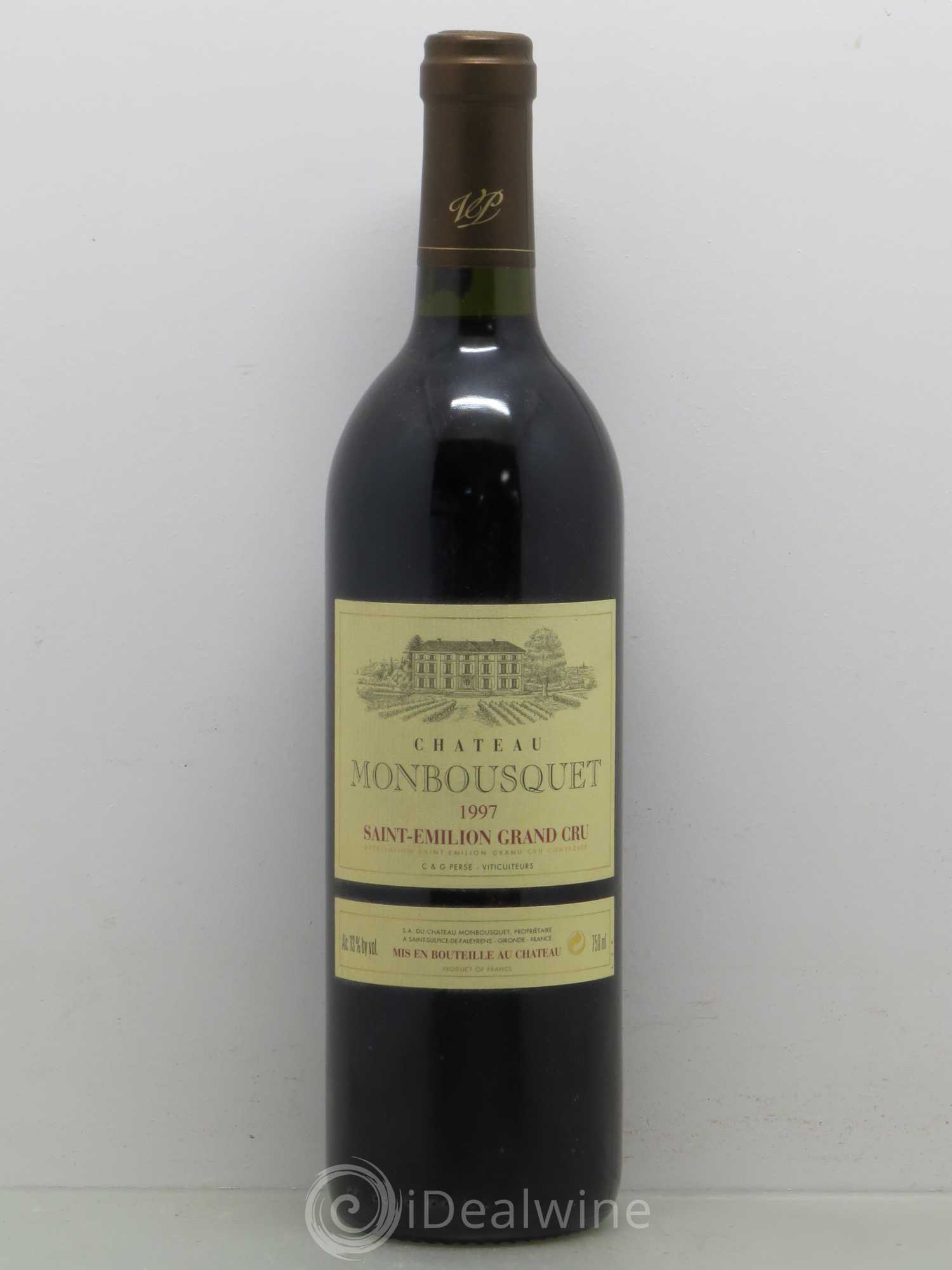 Château Monbousquet Grand Cru Classé 1997 - Lot de 1 bouteille - 0