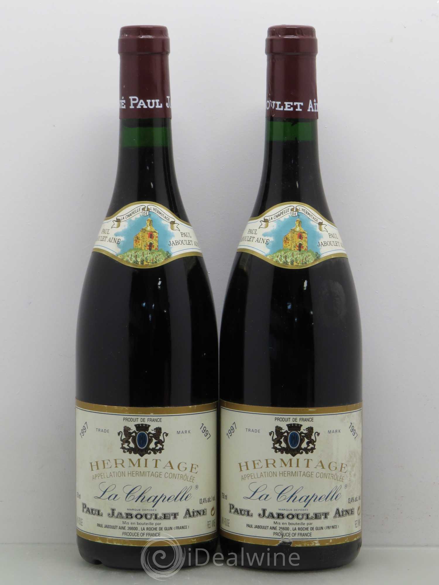 Hermitage La Chapelle Paul Jaboulet Ainé 1997 - Lot de 2 bouteilles - 0