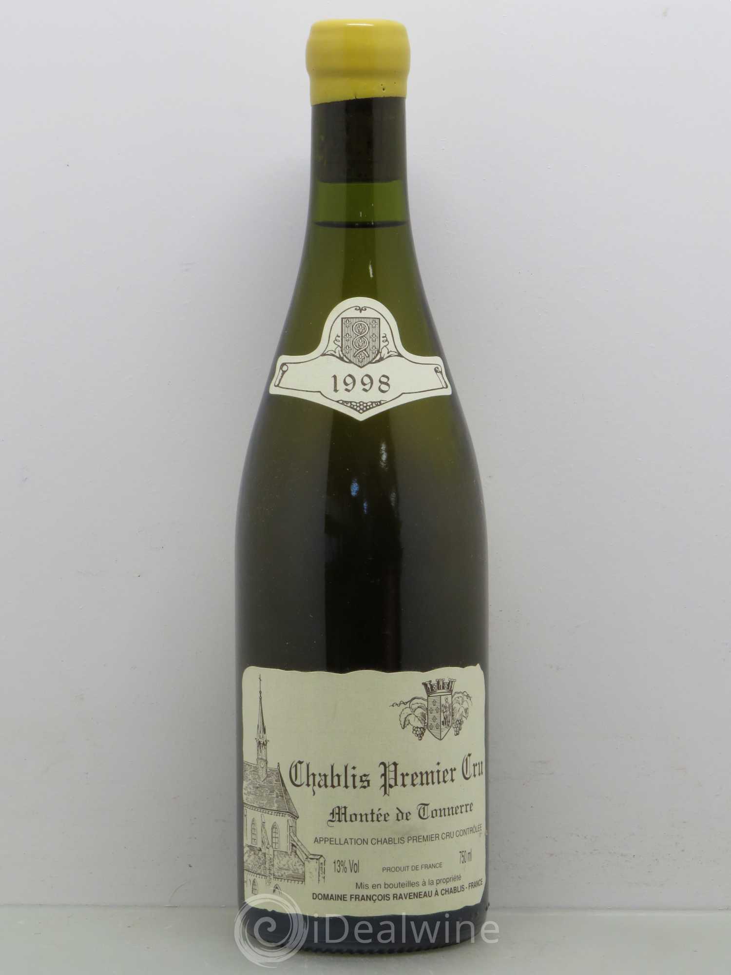 Chablis 1er Cru Montée de Tonnerre Raveneau (Domaine) 1998 - Lot de 1 bouteille - 0