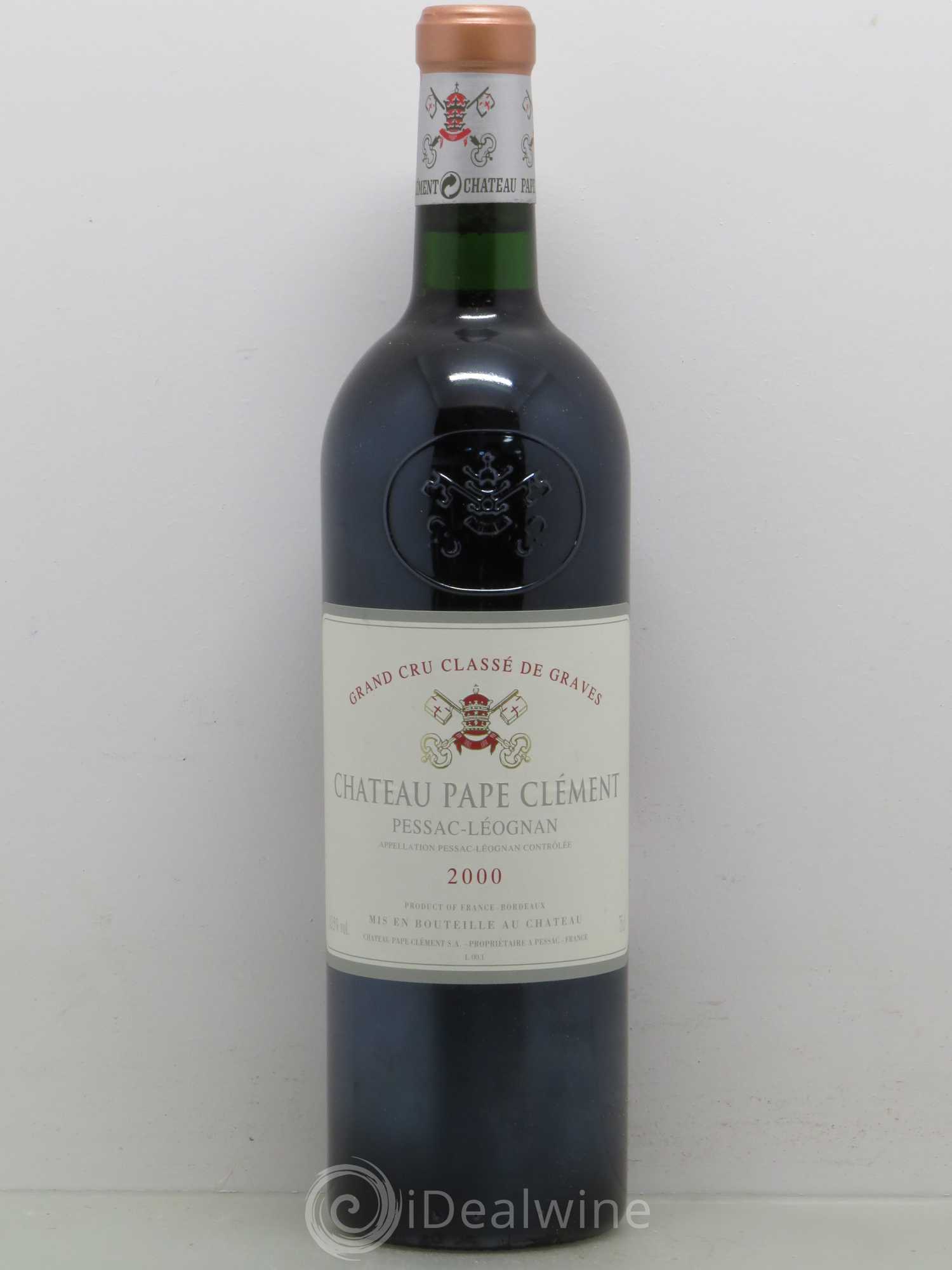 Château Pape Clément Cru Classé de Graves 2000 - Lot de 1 bouteille - 0