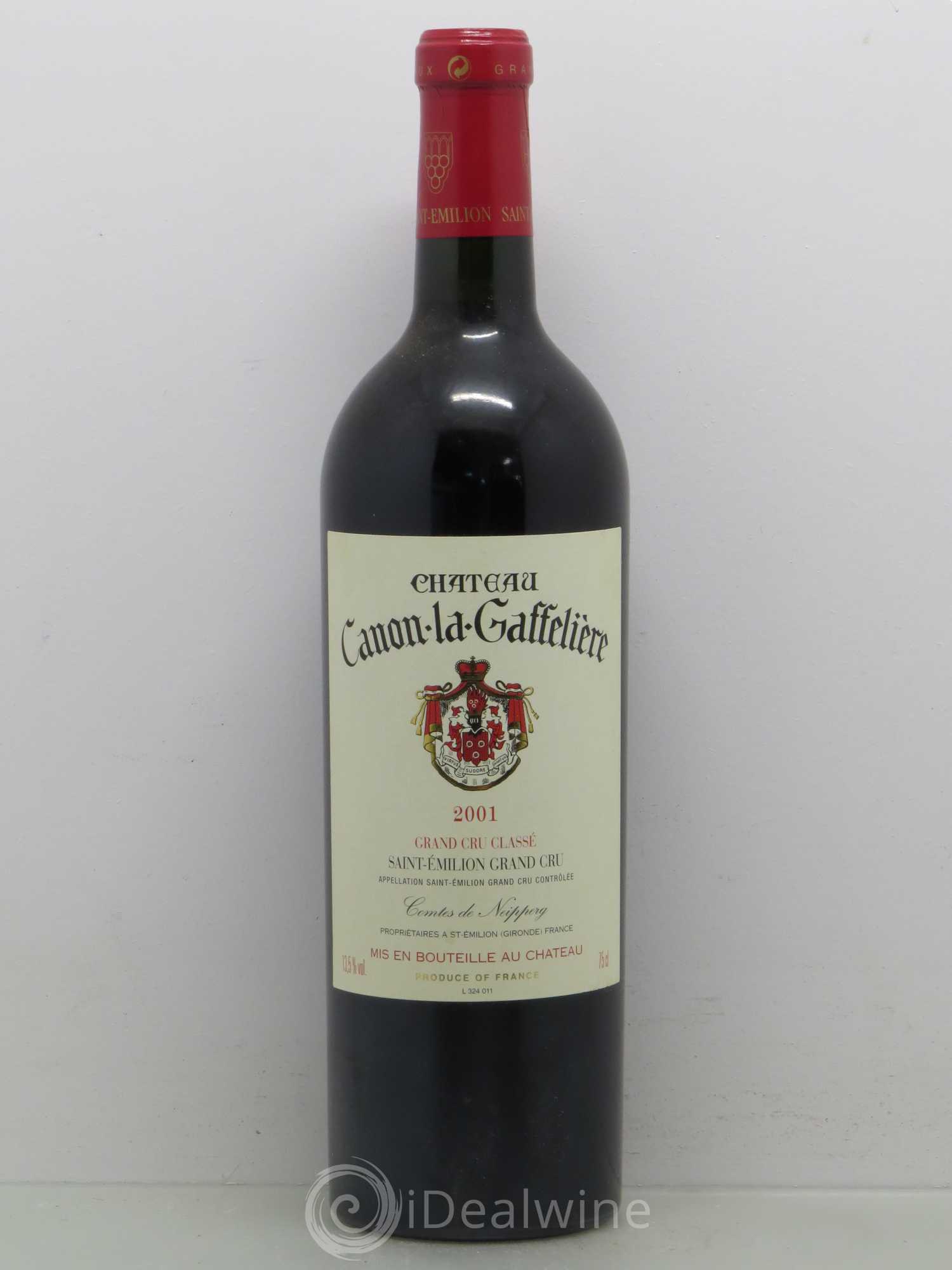Château Canon la Gaffelière 1er Grand Cru Classé B 2001 - Lot de 1 bouteille - 0