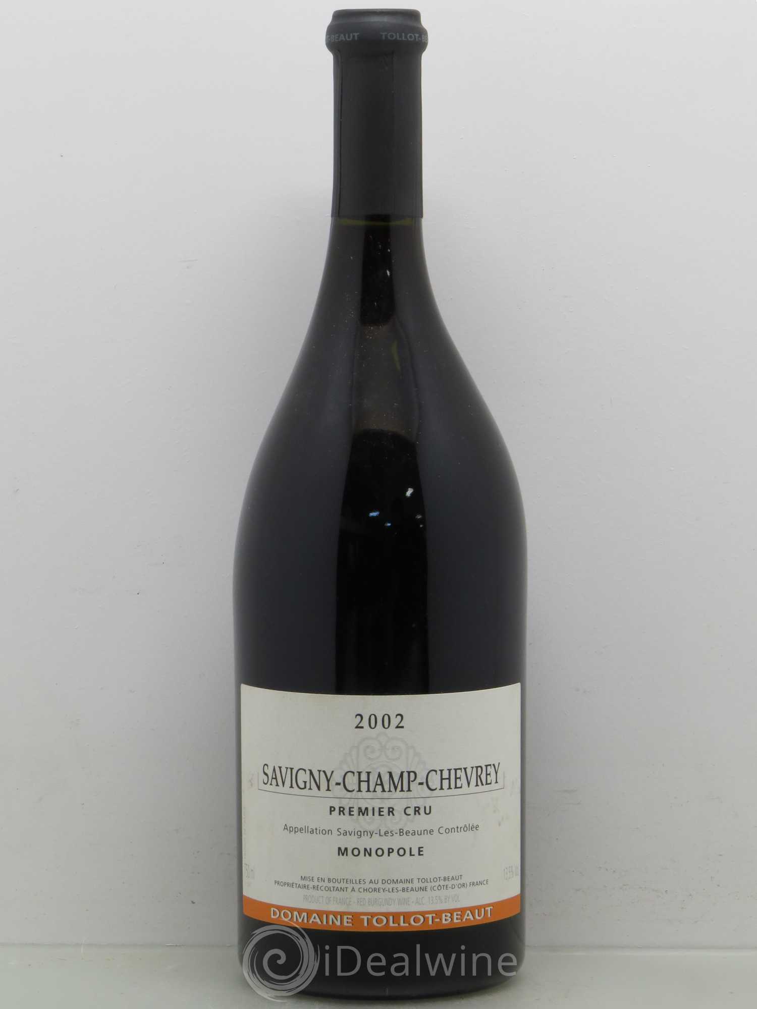Savigny-lès-Beaune 1er Cru Champ Chevrey Domaine Tollot Beaut 2002 - Posten von 1 Flasche - 0