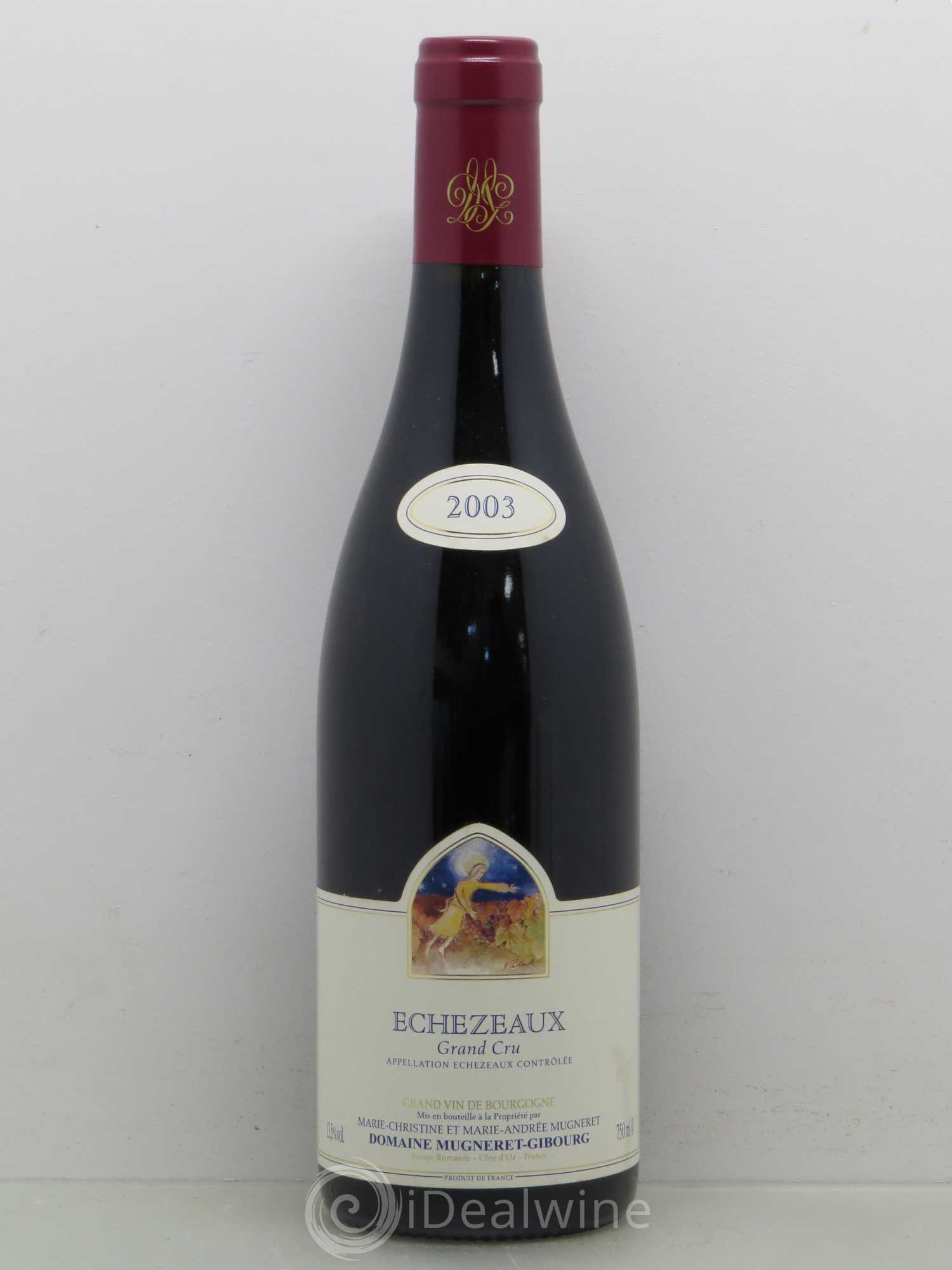 Echezeaux Grand Cru Mugneret-Gibourg (Domaine) 2003 - Lot de 1 bouteille - 0
