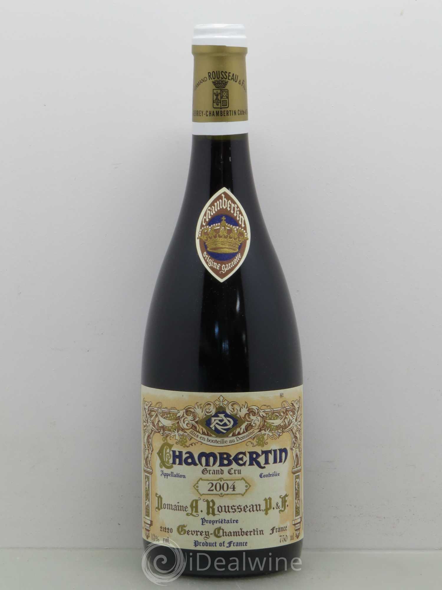 Chambertin Grand Cru Armand Rousseau (Domaine) 2004 - Lot de 1 bouteille - 0
