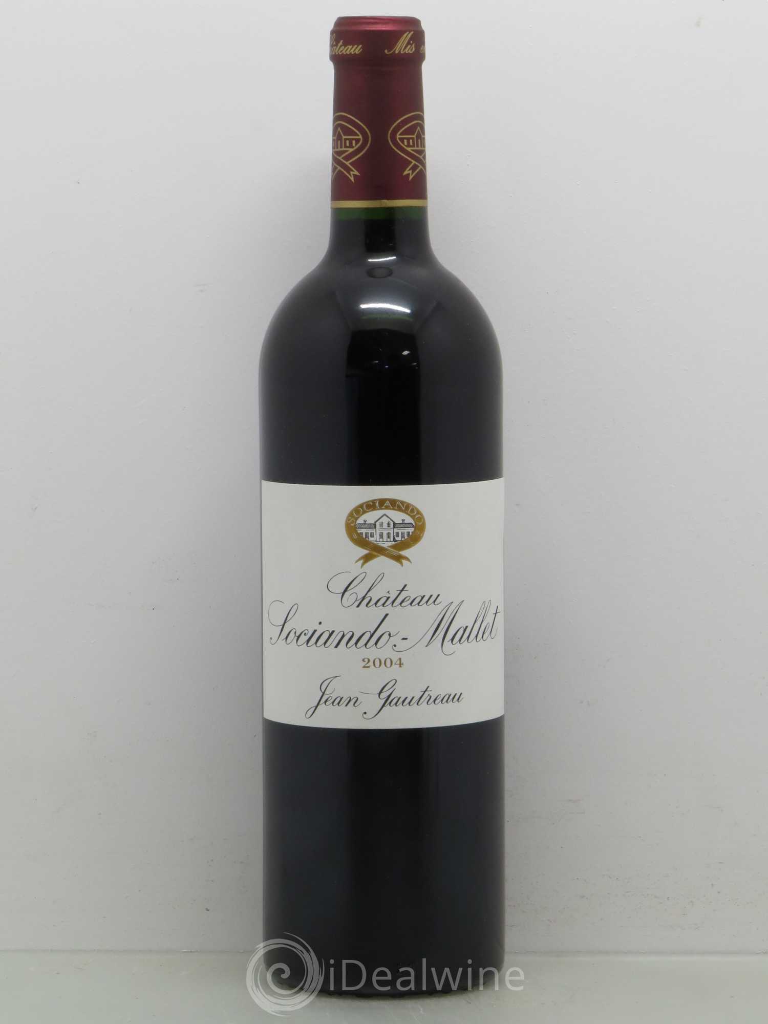 Château Sociando Mallet 2004 - Lot de 1 bouteille - 0