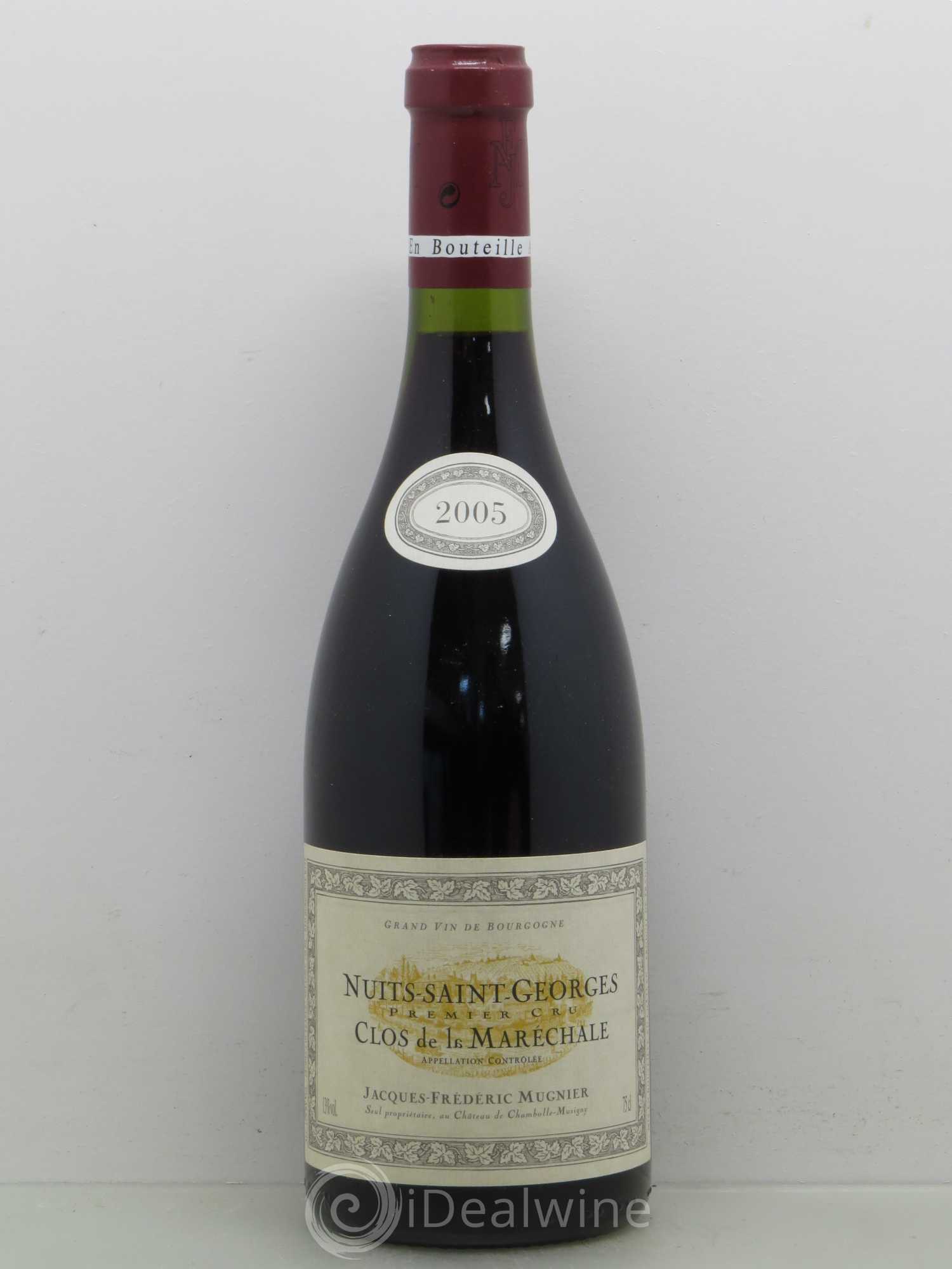 Nuits-Saint-Georges 1er Cru Clos de La Maréchale Jacques-Frédéric Mugnier 2005 - Lot de 1 bouteille - 0