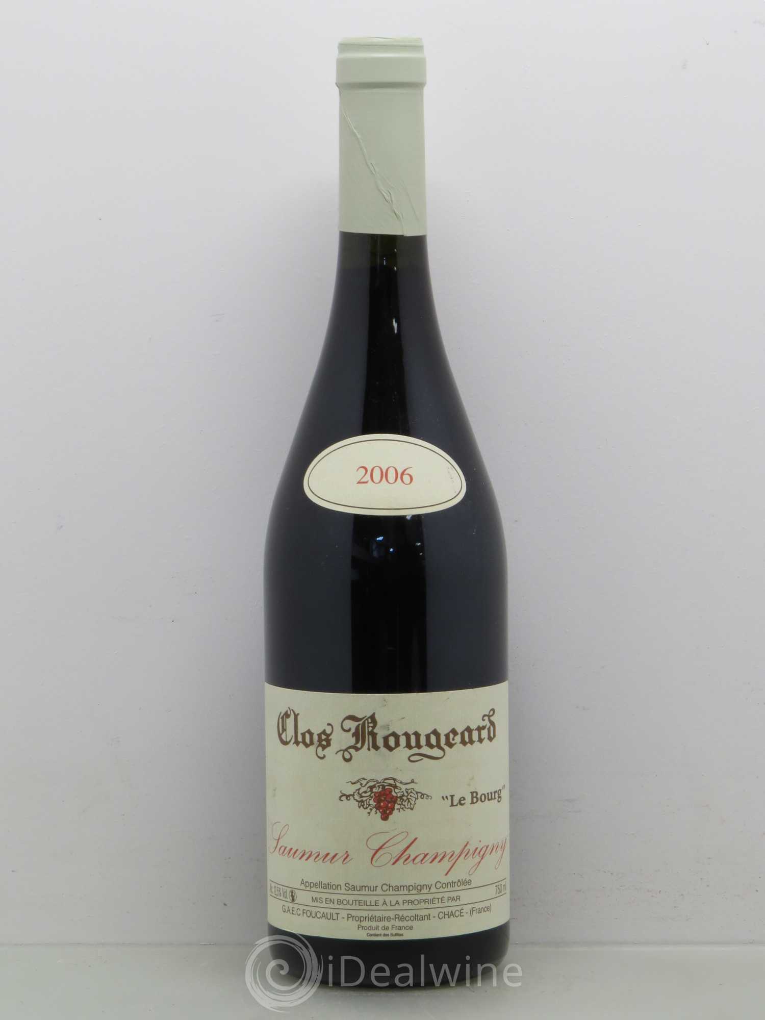 Saumur-Champigny Le Bourg Clos Rougeard 2006 - Lot de 1 bouteille - 0