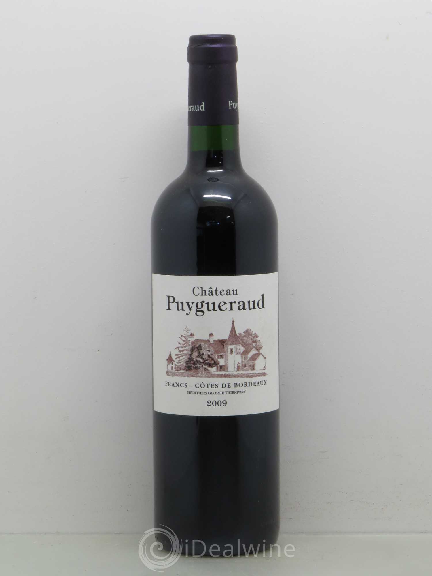 Château Puygueraud 2009 - Lot de 1 bouteille - 0