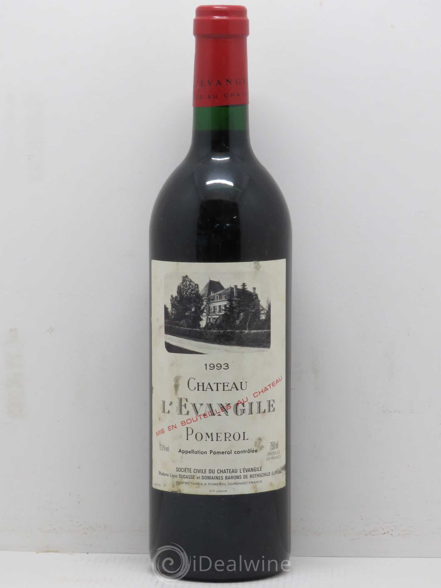 Château l' Évangile 1993 - Lot de 1 bouteille - 0