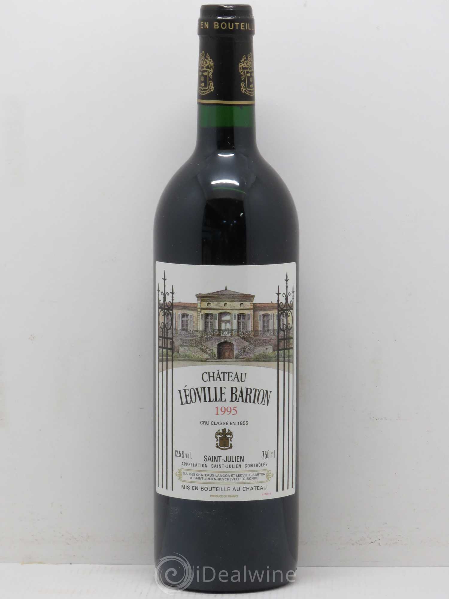 Château Léoville Barton 2ème Grand Cru Classé 1995 - Lot de 1 bouteille - 0