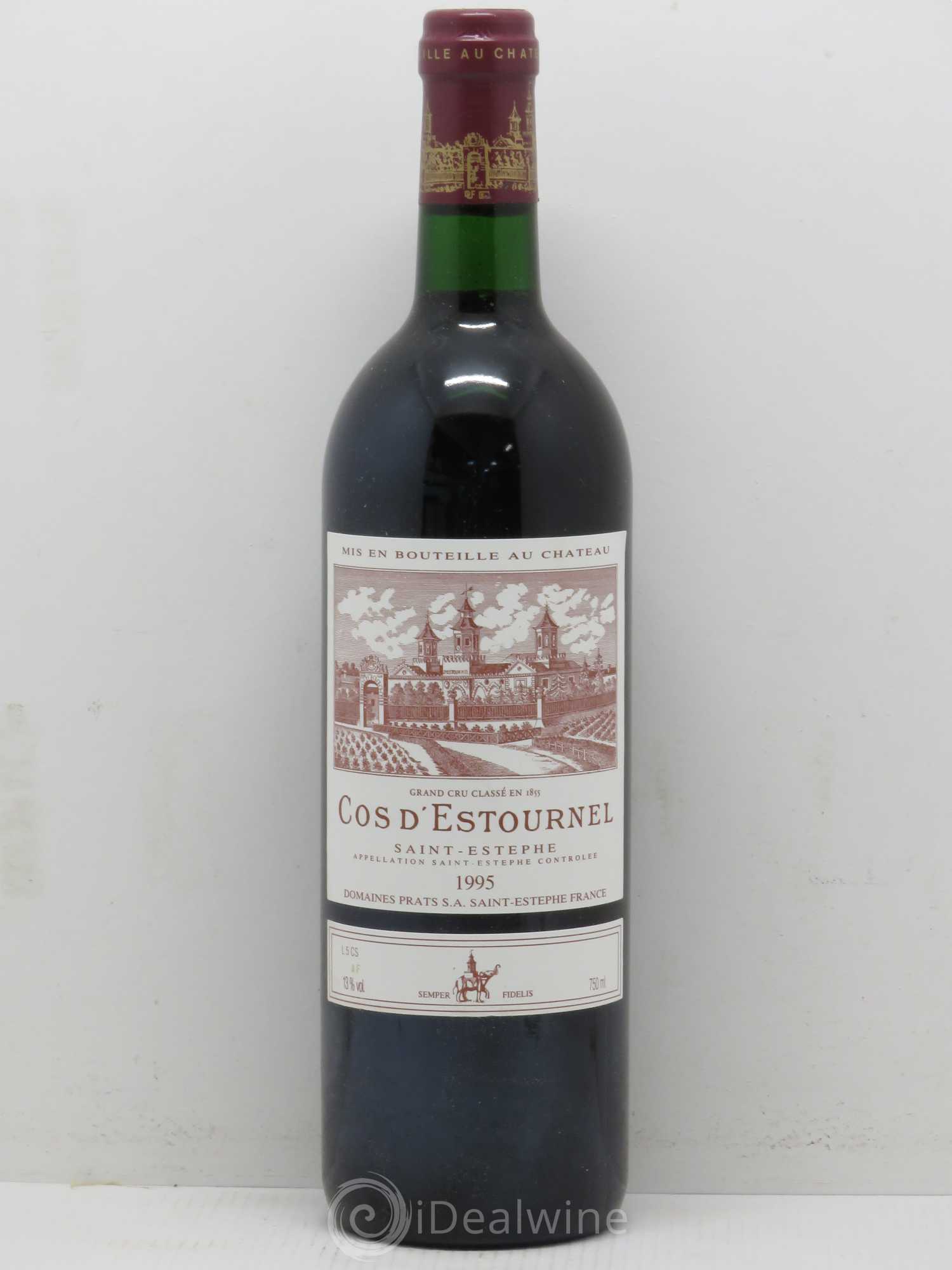 Cos d'Estournel 2ème Grand Cru Classé 1995 - Lot de 1 bouteille - 0