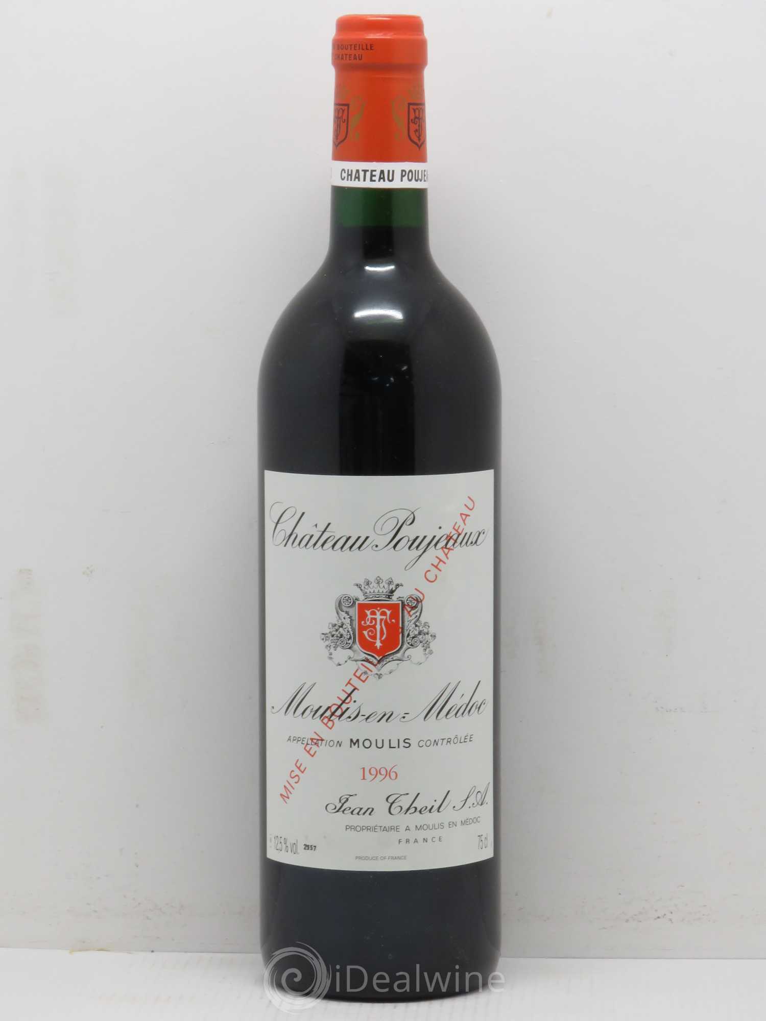 Château Poujeaux 1996 - Lot de 1 bouteille - 0