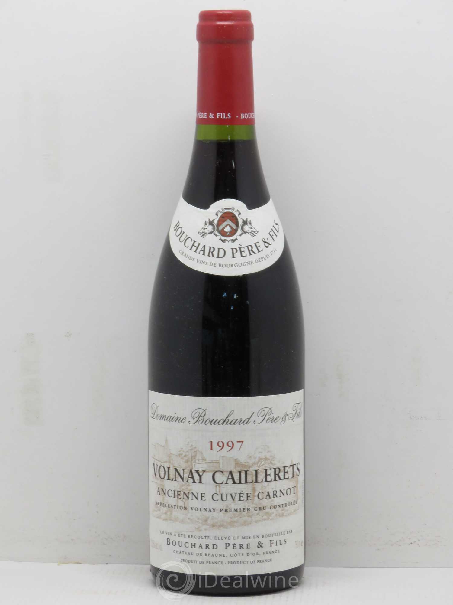 Volnay 1er Cru Caillerets - Ancienne Cuvée Carnot Bouchard Père & Fils 1997 - Lot de 1 bouteille - 0