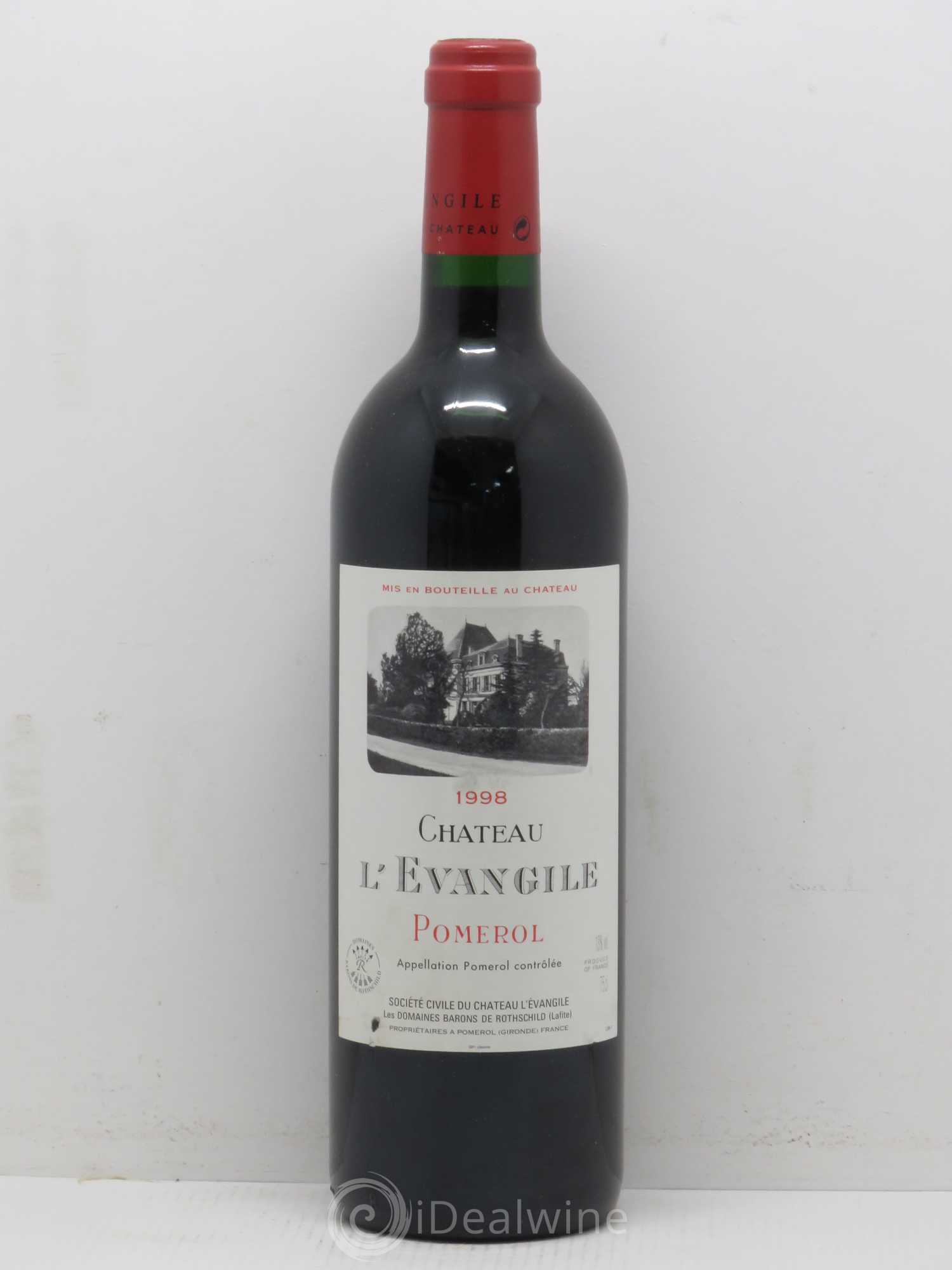 Château l' Évangile 1998 - Lot de 1 bouteille - 0
