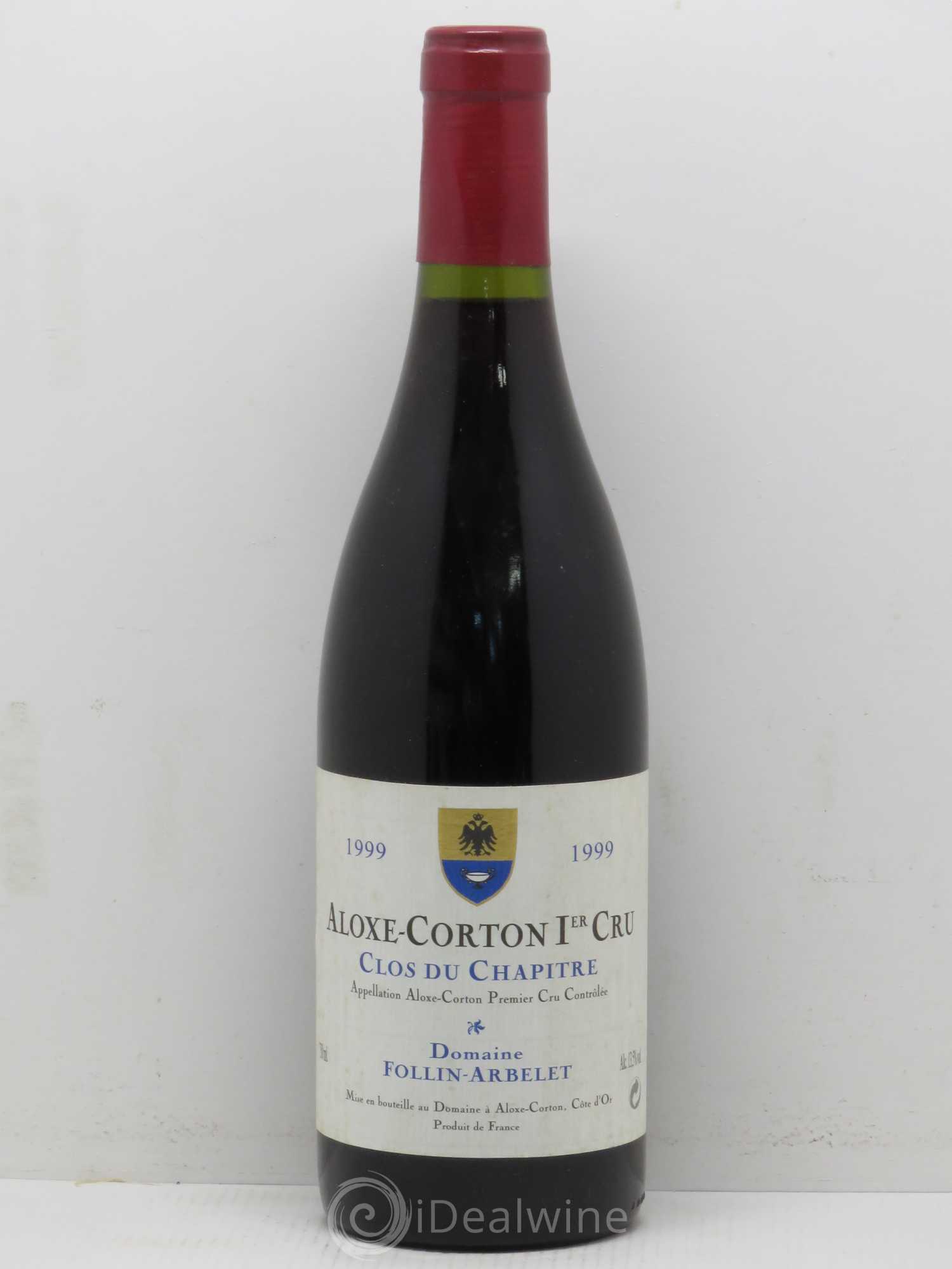 Aloxe-Corton 1er Cru Clos du Chapitre Follin-Arbelet (Domaine) 1999 - Lot de 1 bouteille - 0
