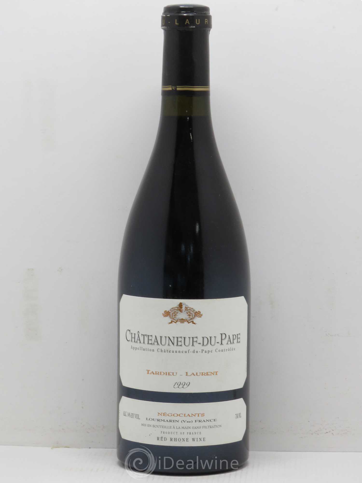 Châteauneuf-du-Pape Domaine Tardieu-Laurent Famille Tardieu 1999 - Lot de 1 bouteille - 0