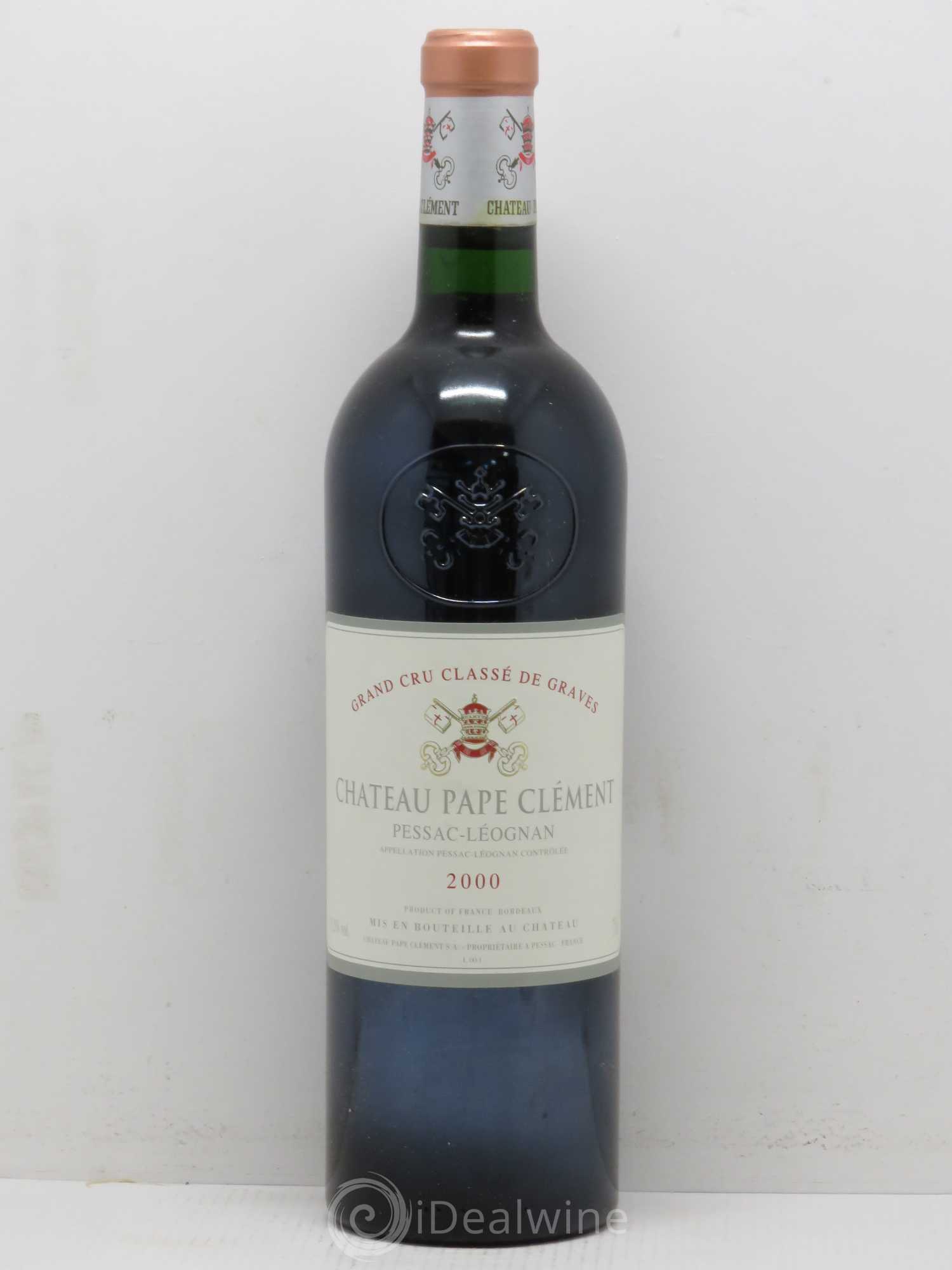 Château Pape Clément Cru Classé de Graves 2000 - Lot de 1 bouteille - 0