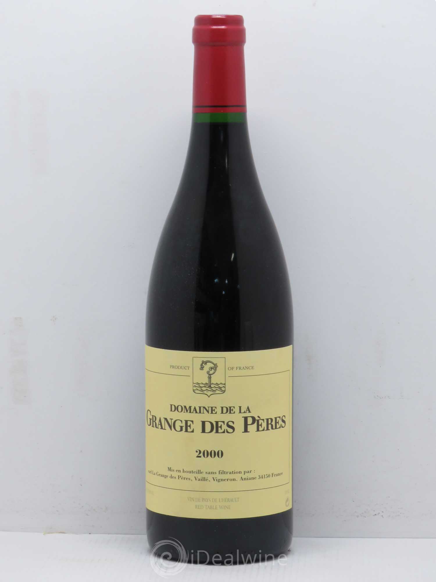 Pays d'Hérault Grange des Pères Laurent Vaillé 2000 - Lot de 1 bouteille - 0