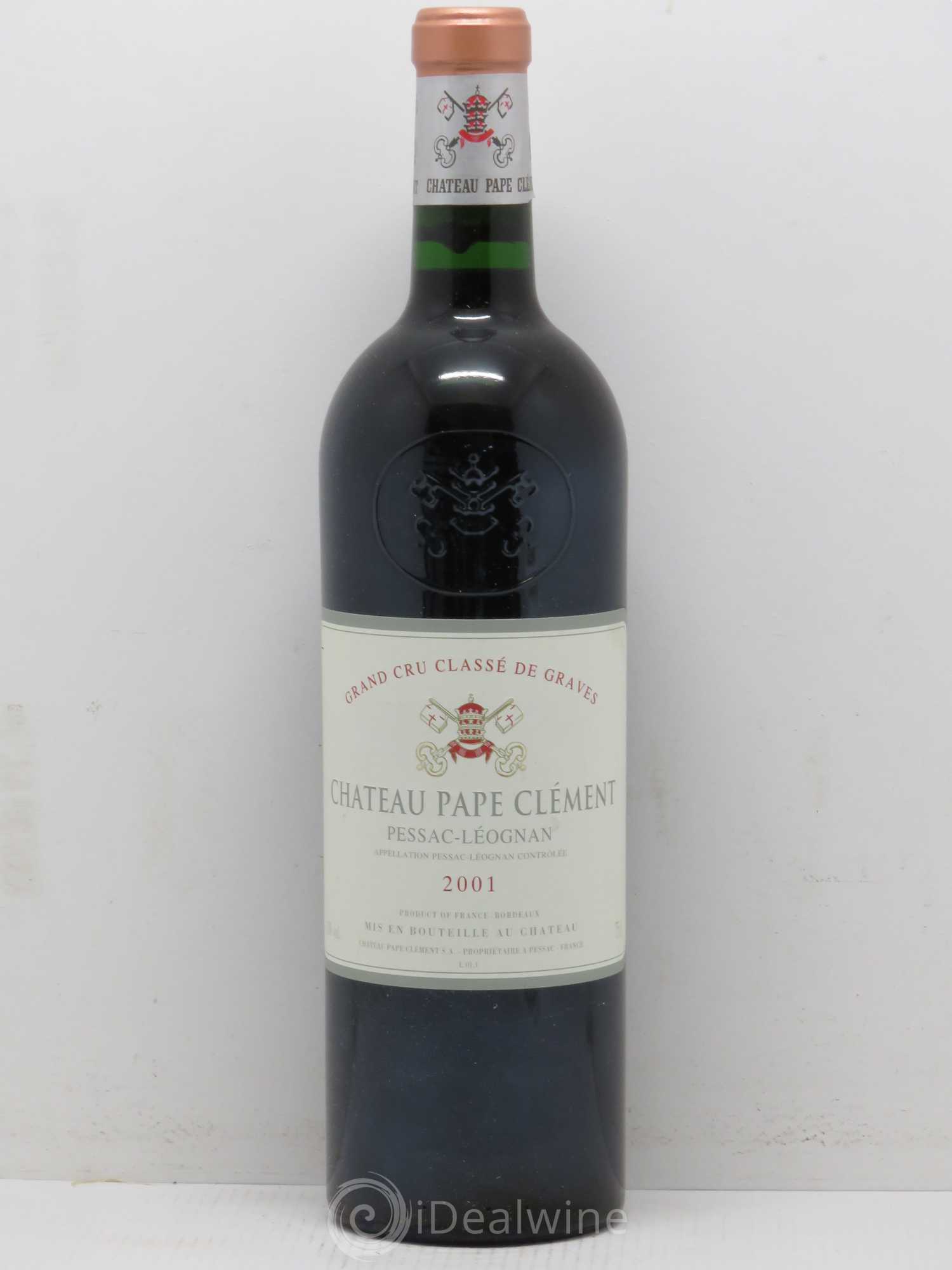 Château Pape Clément Cru Classé de Graves 2001 - Lot de 1 bouteille - 0