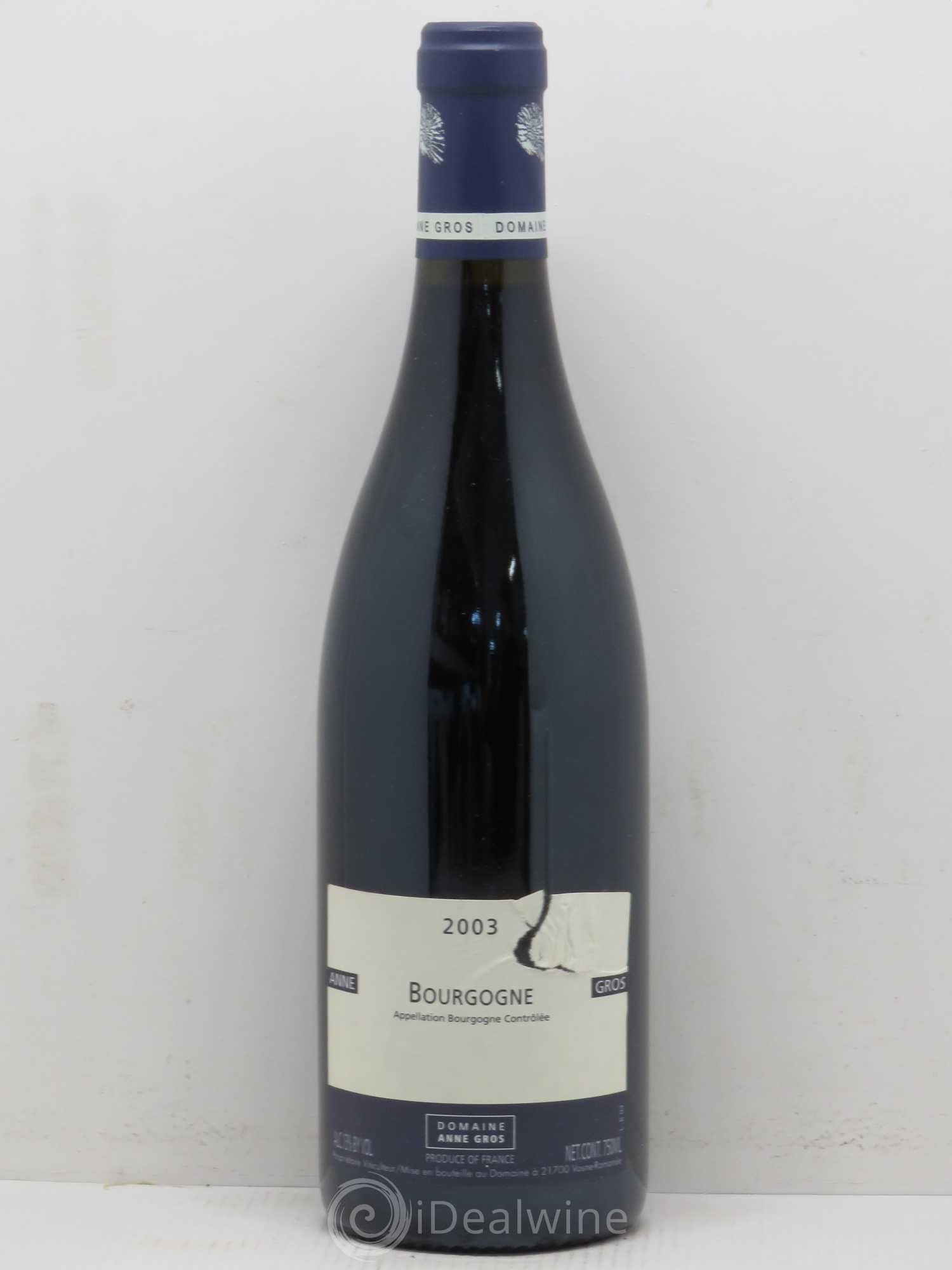 Bourgogne Domaine Anne Gros 2003 - Lot de 1 bouteille - 0