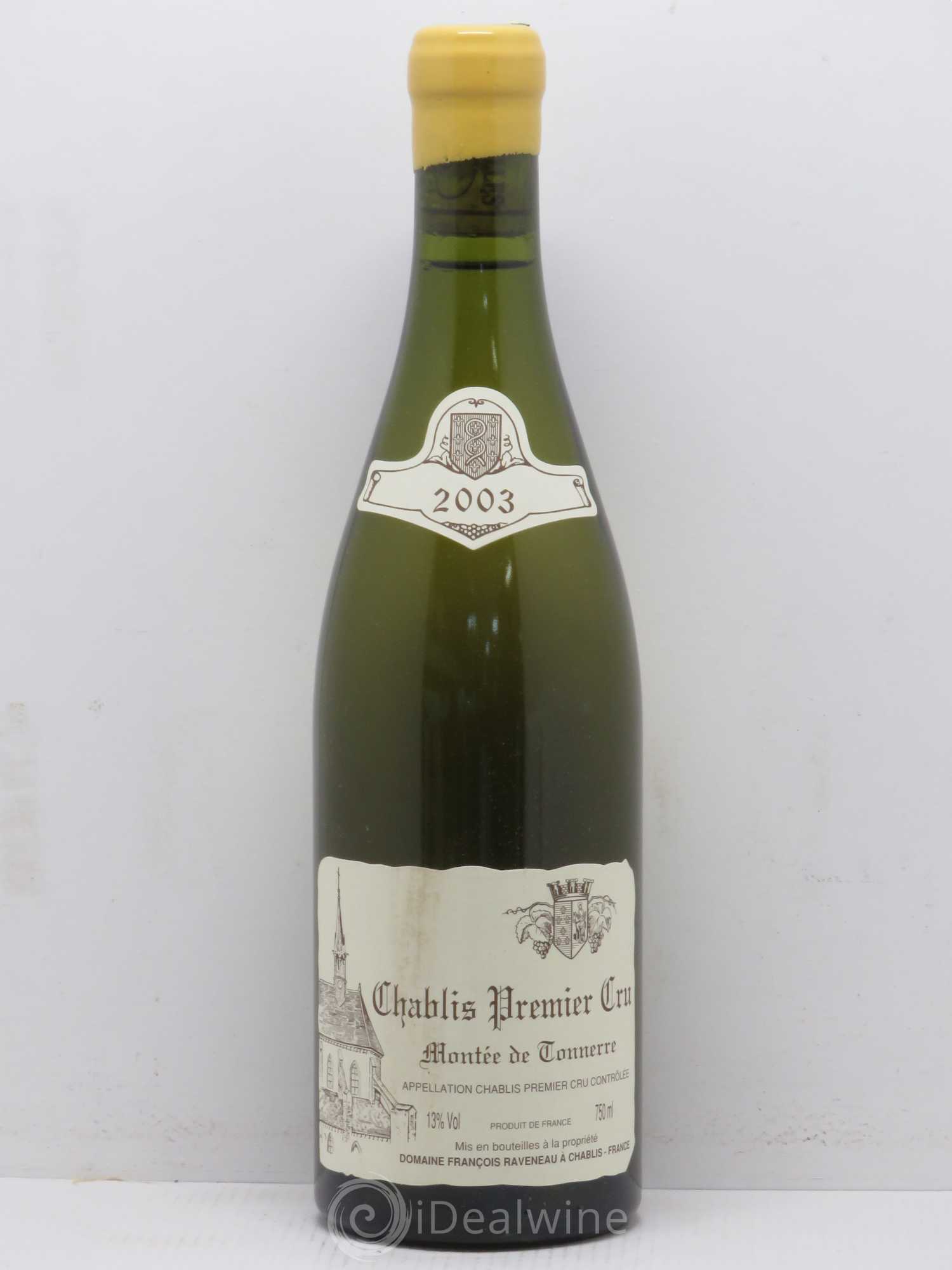 Chablis 1er Cru Montée de Tonnerre Raveneau (Domaine) 2003 - Lot de 1 bouteille - 0