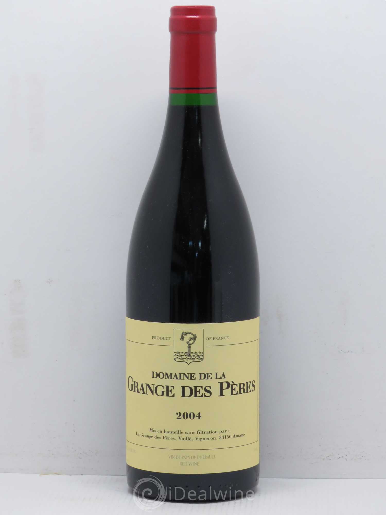Pays d'Hérault Grange des Pères Laurent Vaillé 2004 - Lot de 1 bouteille - 0
