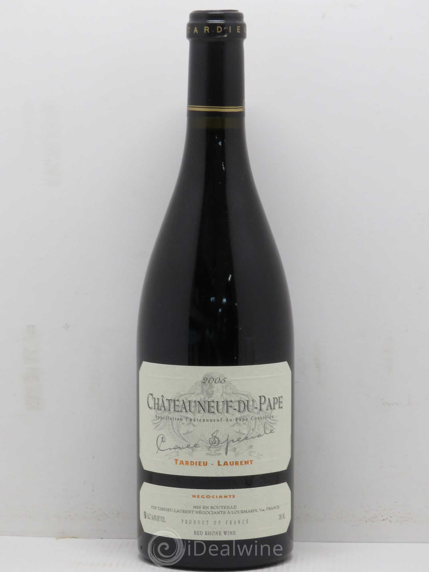 Châteauneuf-du-Pape Tardieu-Laurent Cuvée spéciale Famille Tardieu 2005 - Lot de 1 bouteille - 0