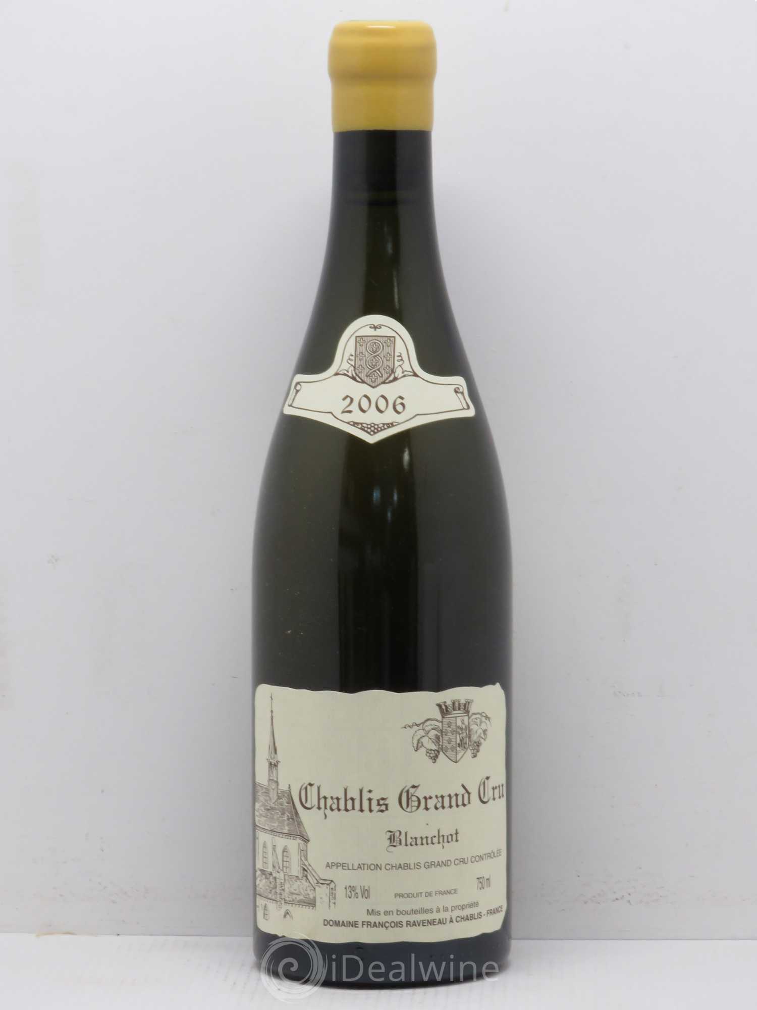 Chablis Grand Cru Blanchot Raveneau (Domaine) 2006 - Lot de 1 bouteille - 0