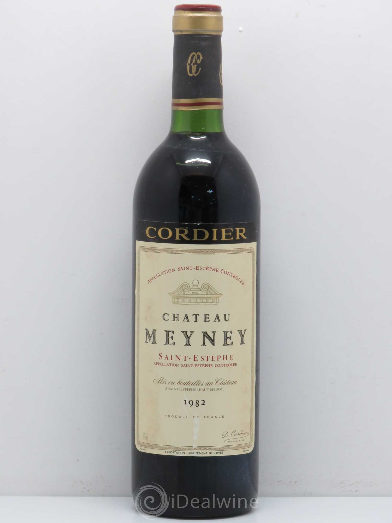 Château Meyney 1982 - Lot de 1 bouteille - 0