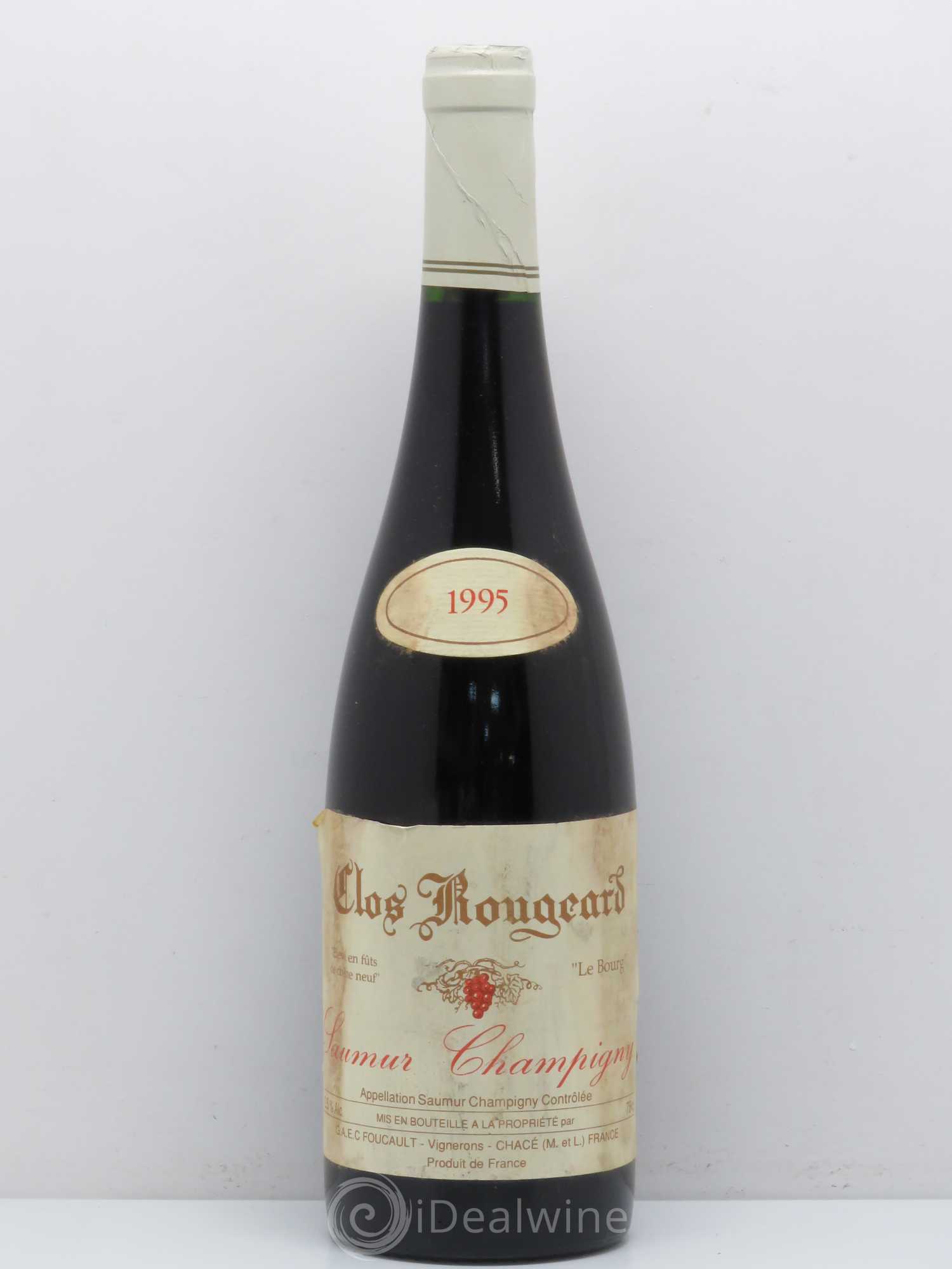 Saumur-Champigny Le Bourg Clos Rougeard 1995 - Lot de 1 bouteille - 0