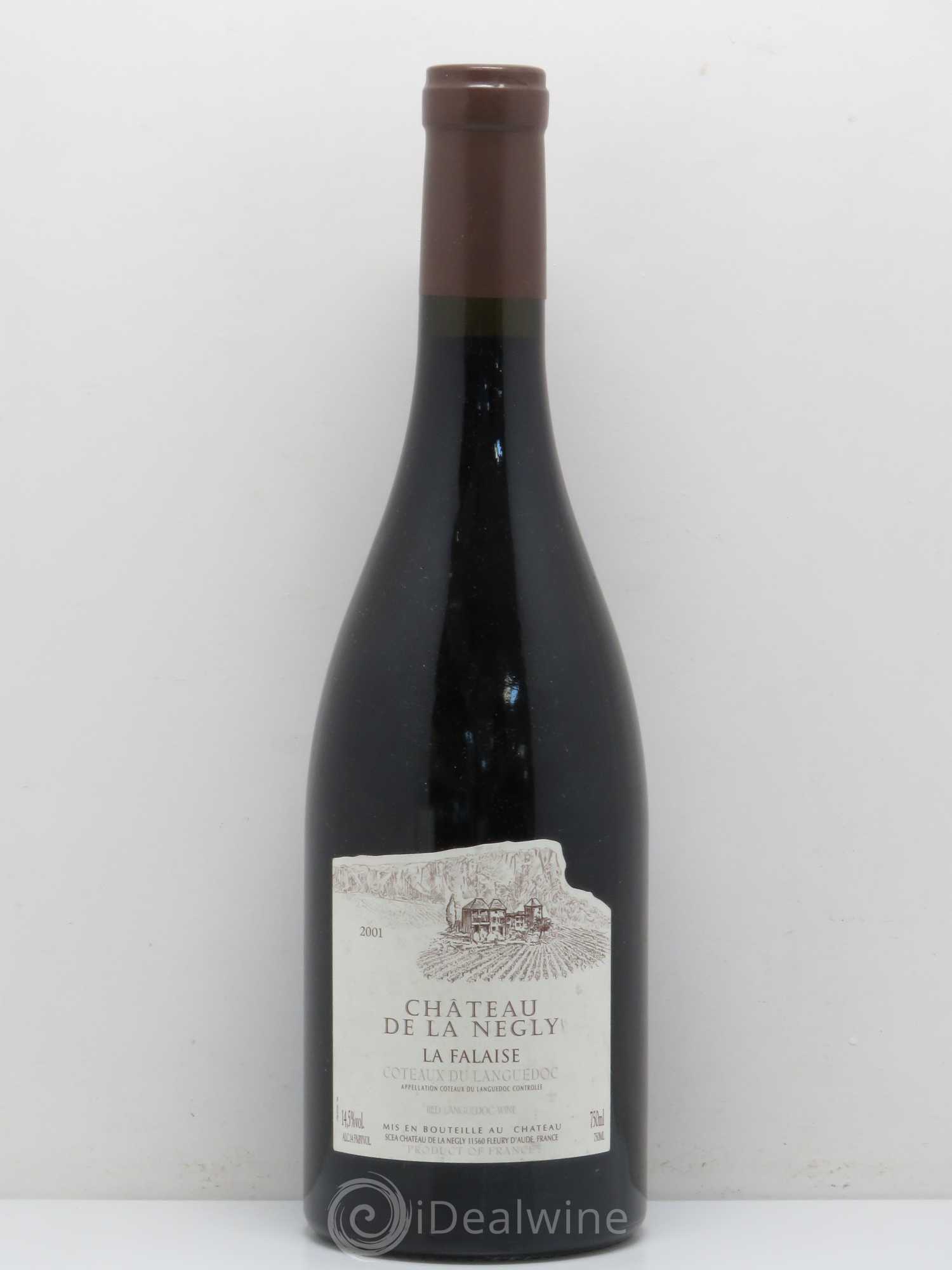 La Clape Château de La Négly La Falaise Jean Paux-Rosset 2001 - Lot de 1 bouteille - 0