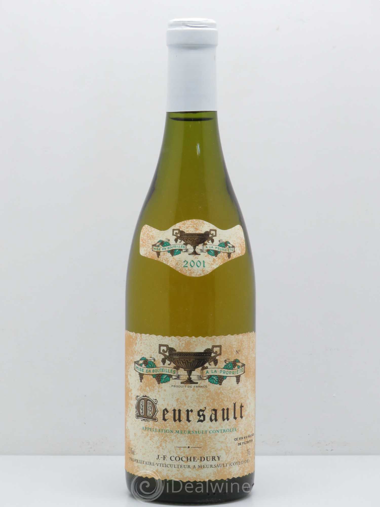 Meursault Coche Dury (Domaine) 2001 - Lot de 1 bouteille - 0