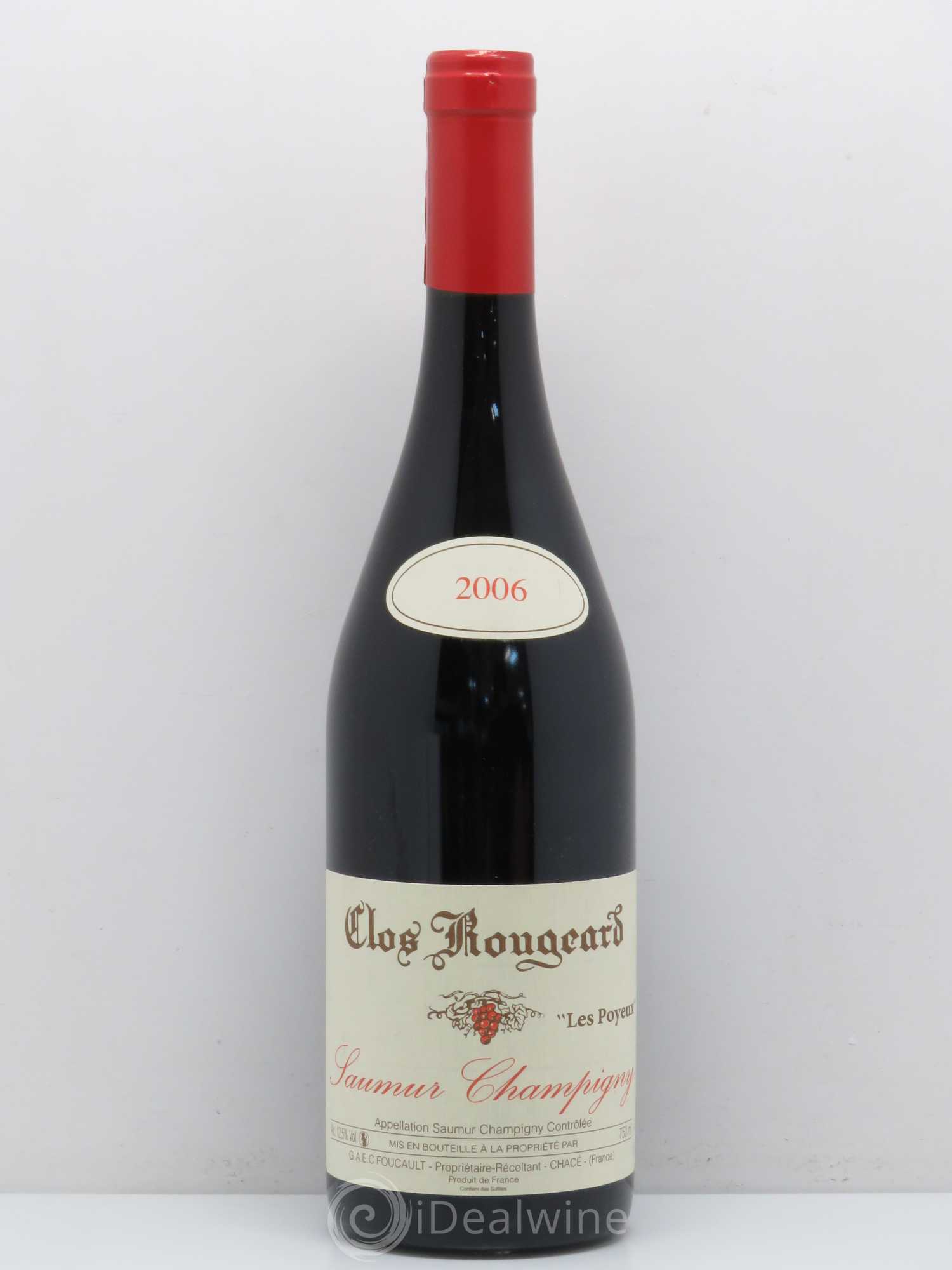 Saumur-Champigny Les Poyeux Clos Rougeard 2006 - Lot de 1 bouteille - 0