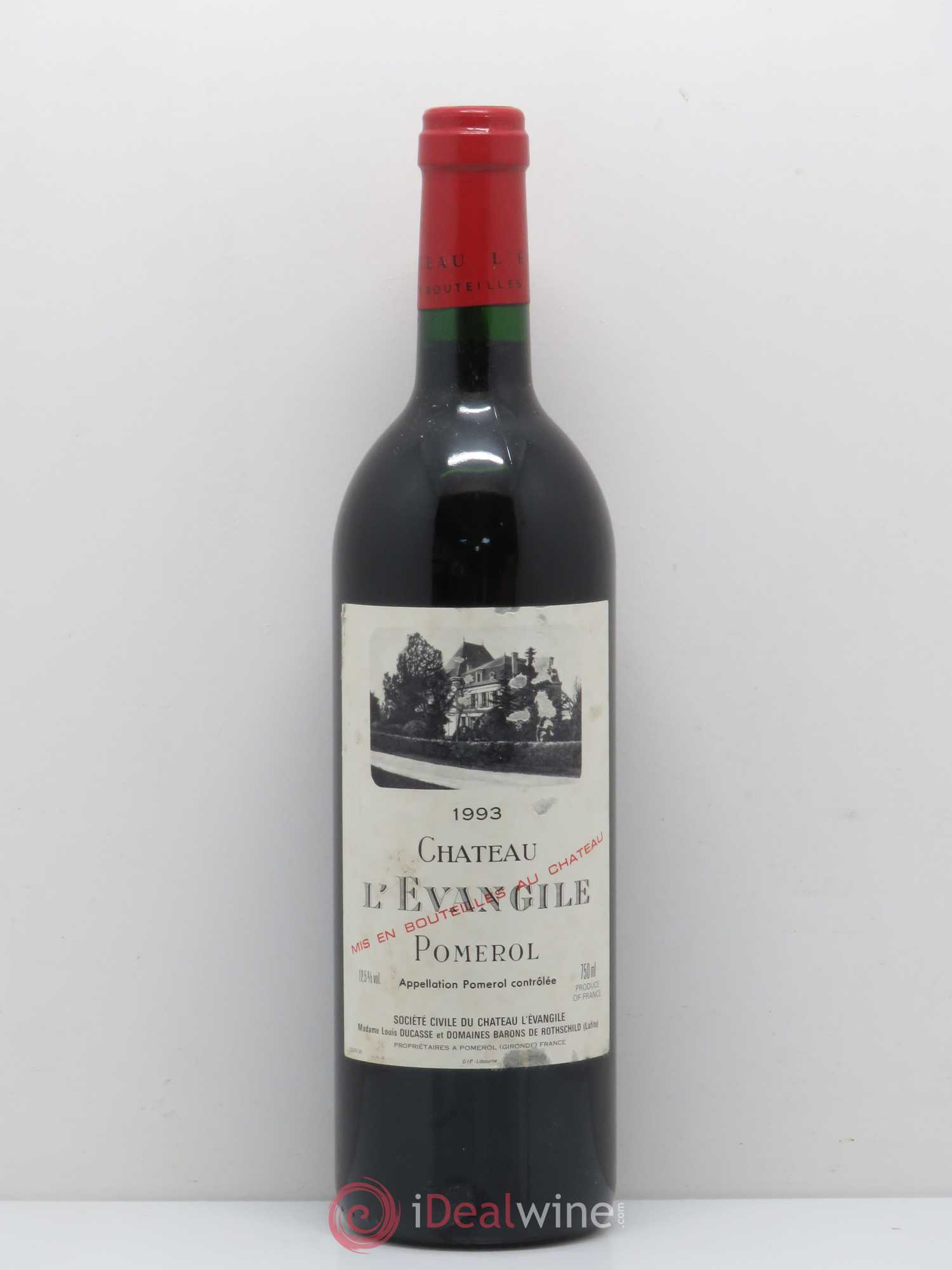 Château l' Évangile 1993 - Lot de 1 bouteille - 0