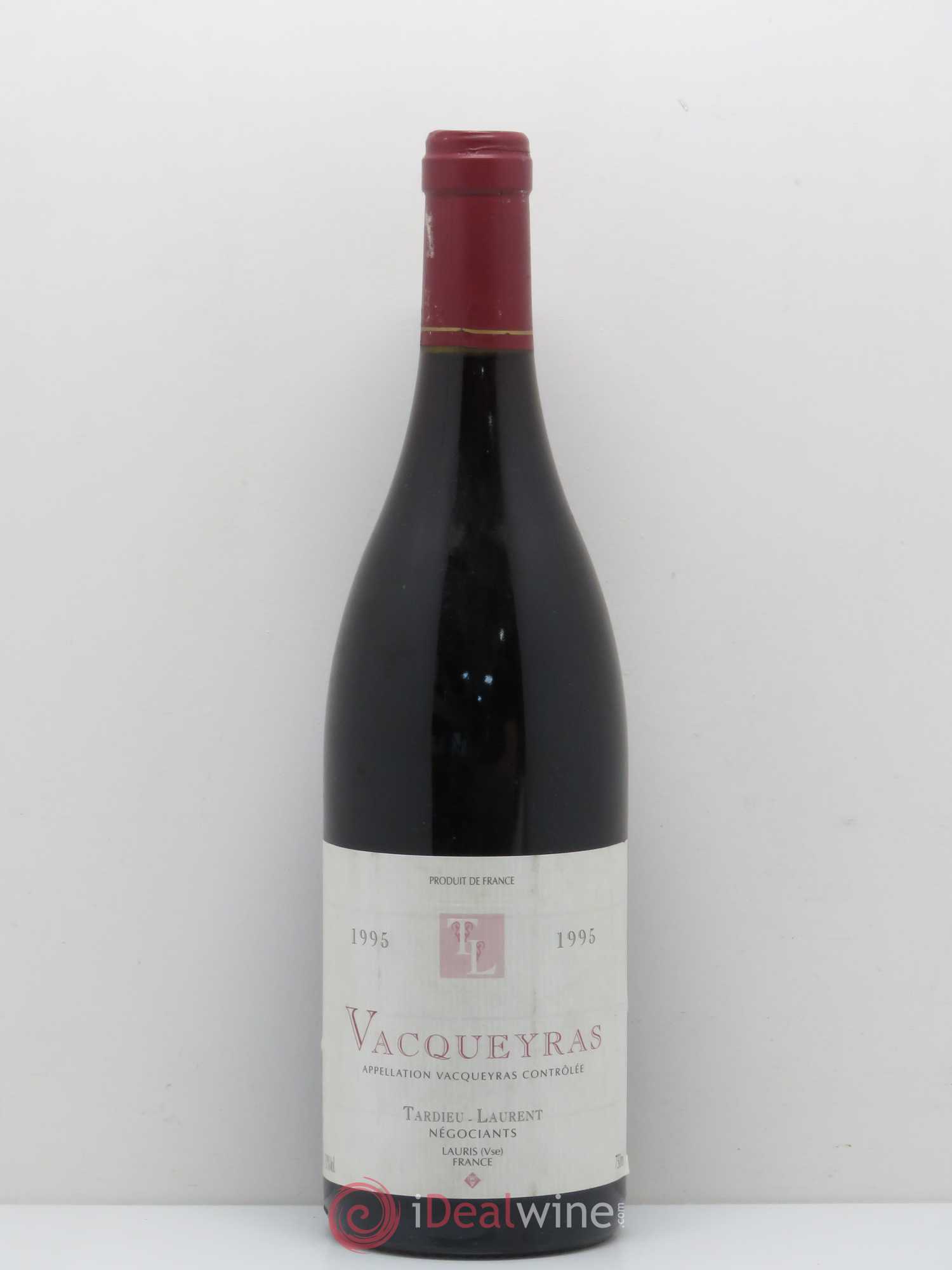 Vacqueyras Tardieu Laurent 1995 - Lot de 1 bouteille - 0