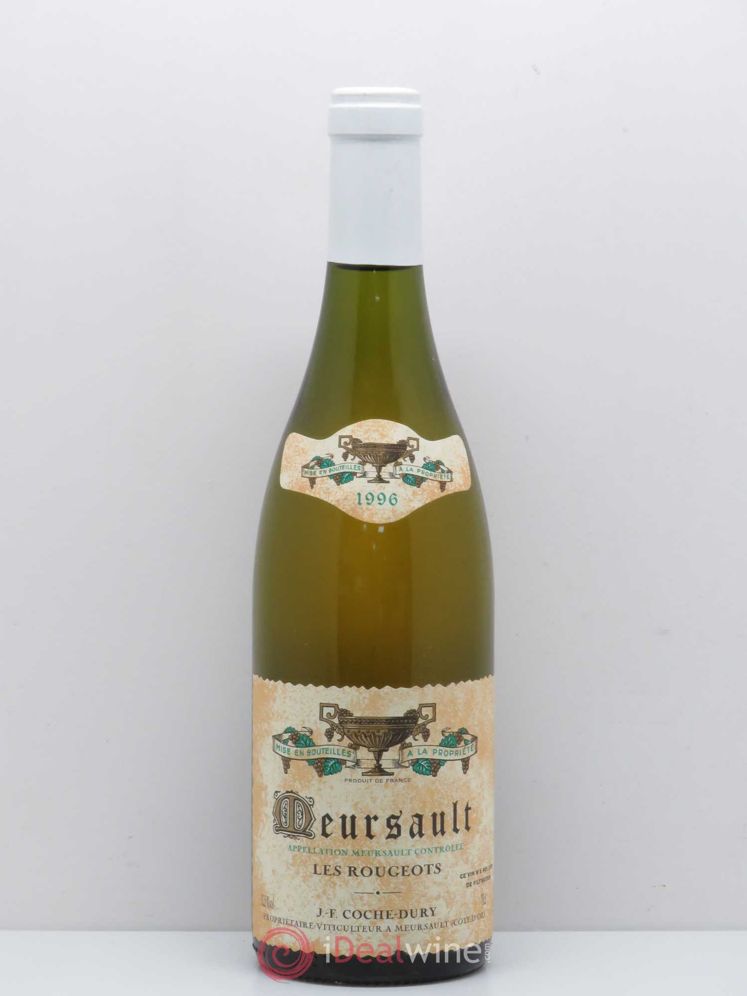 Meursault Les Rougeots Coche Dury (Domaine) 1996 - Lot de 1 bouteille - 0