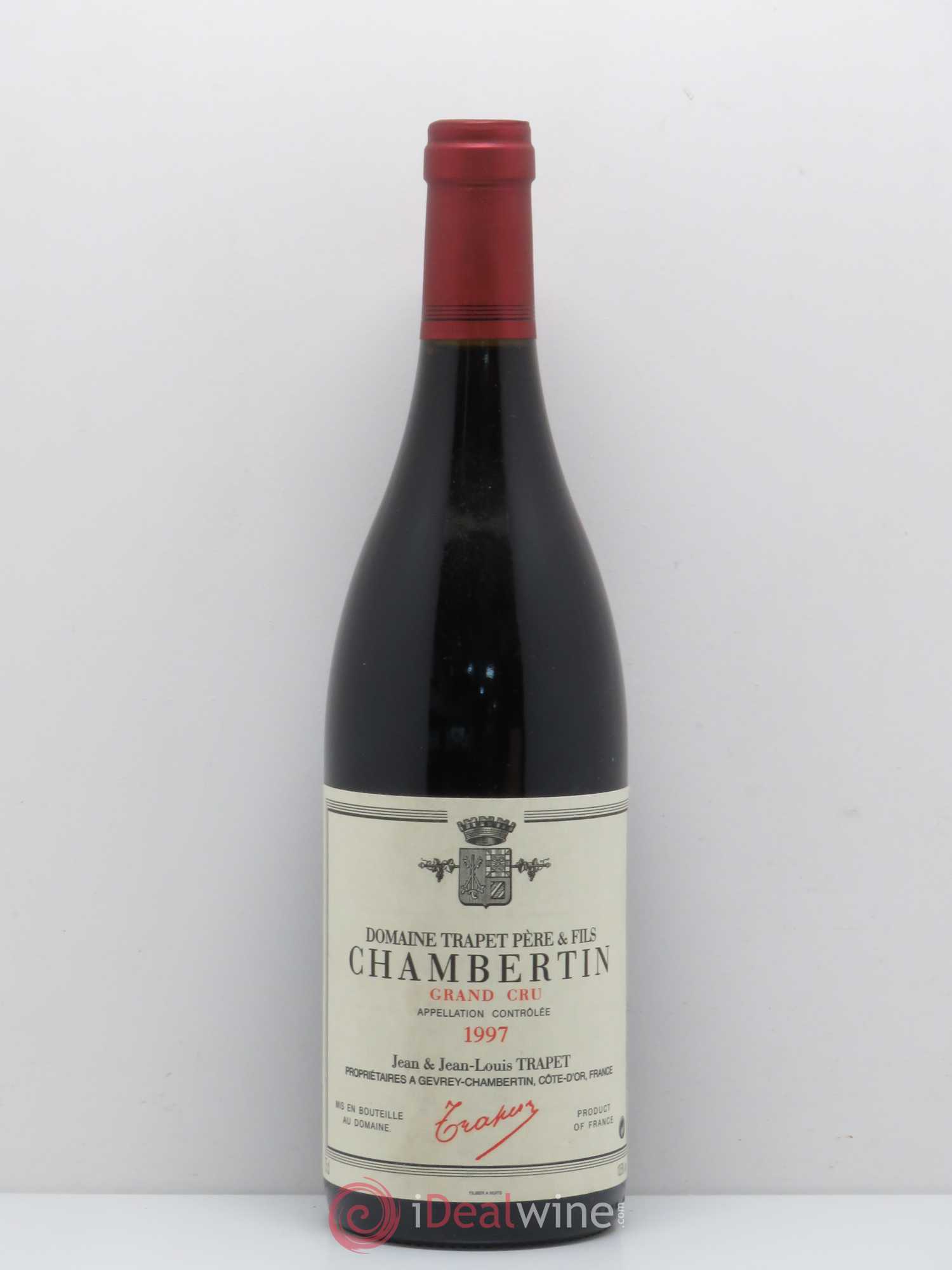Chambertin Grand Cru Domaine Trapet 1997 - Lot de 1 bouteille - 0