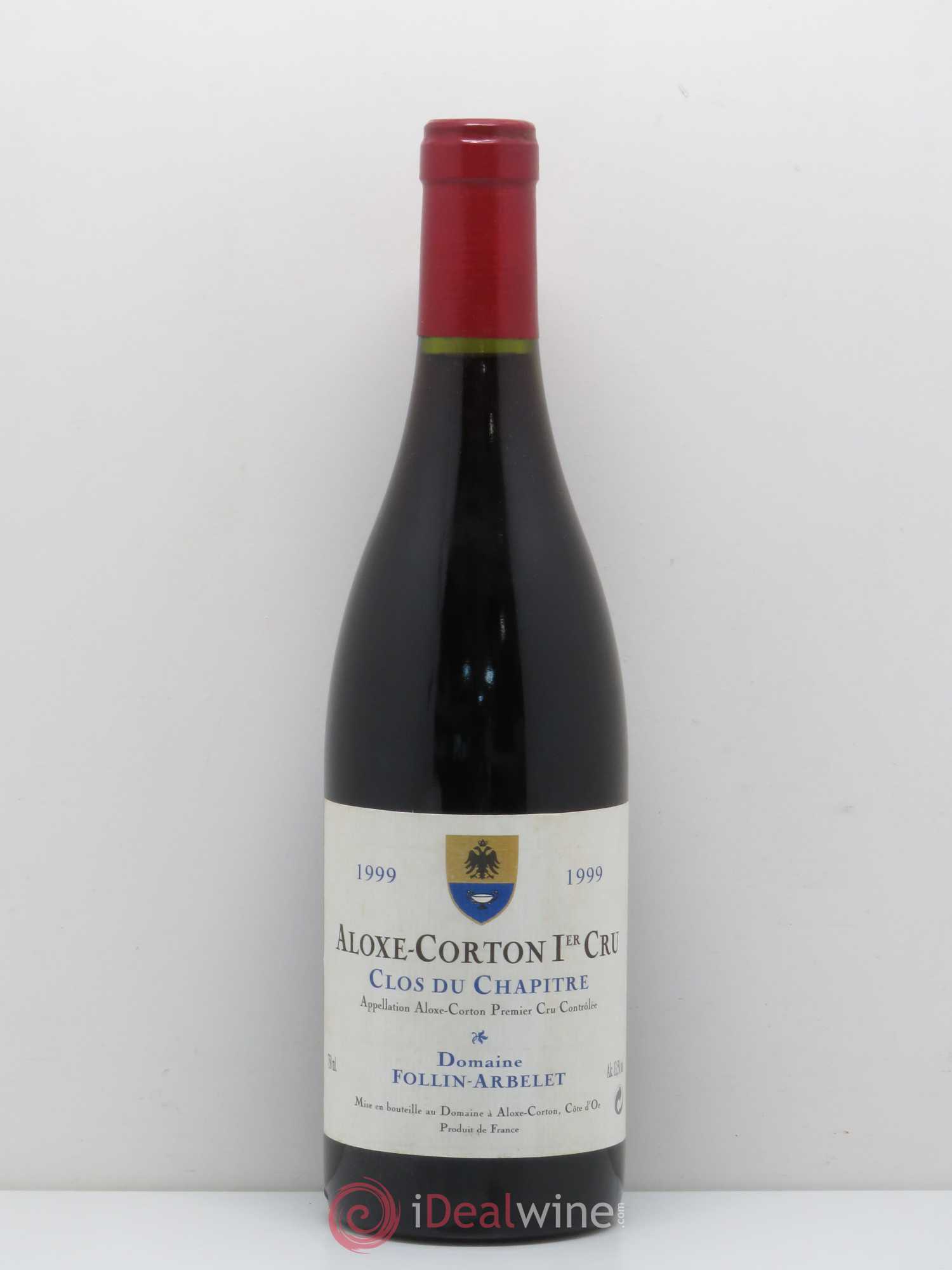 Aloxe-Corton 1er Cru Clos du Chapitre Follin-Arbelet (Domaine) 1999 - Lot de 1 bouteille - 0