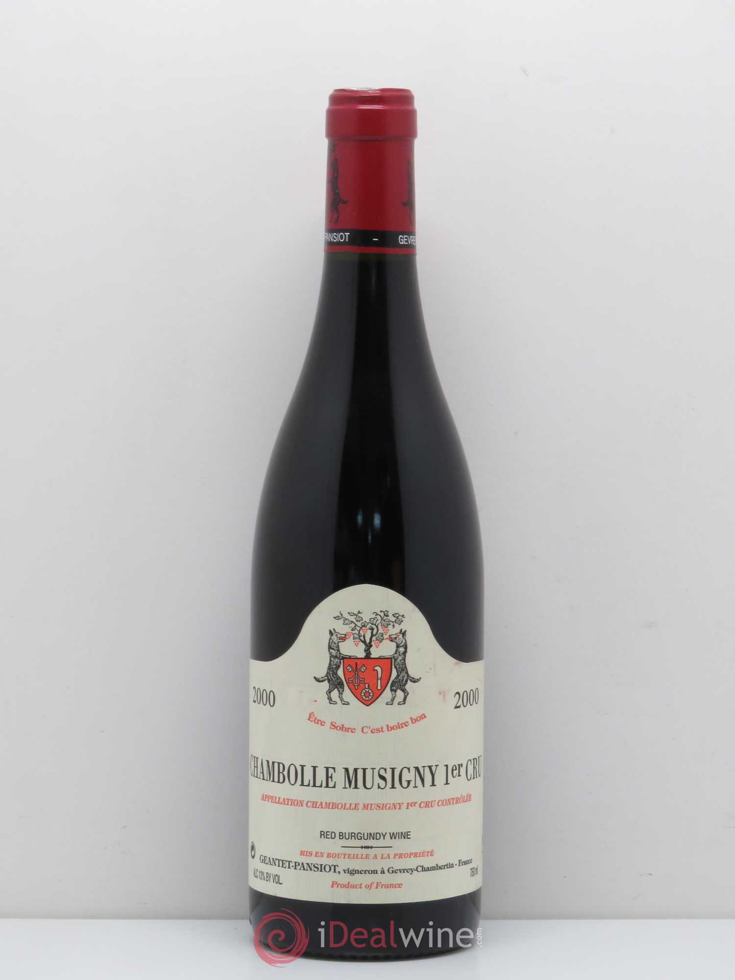 Chambolle-Musigny 1er Cru Geantet-Pansiot 2000 - Lot de 1 bouteille - 0