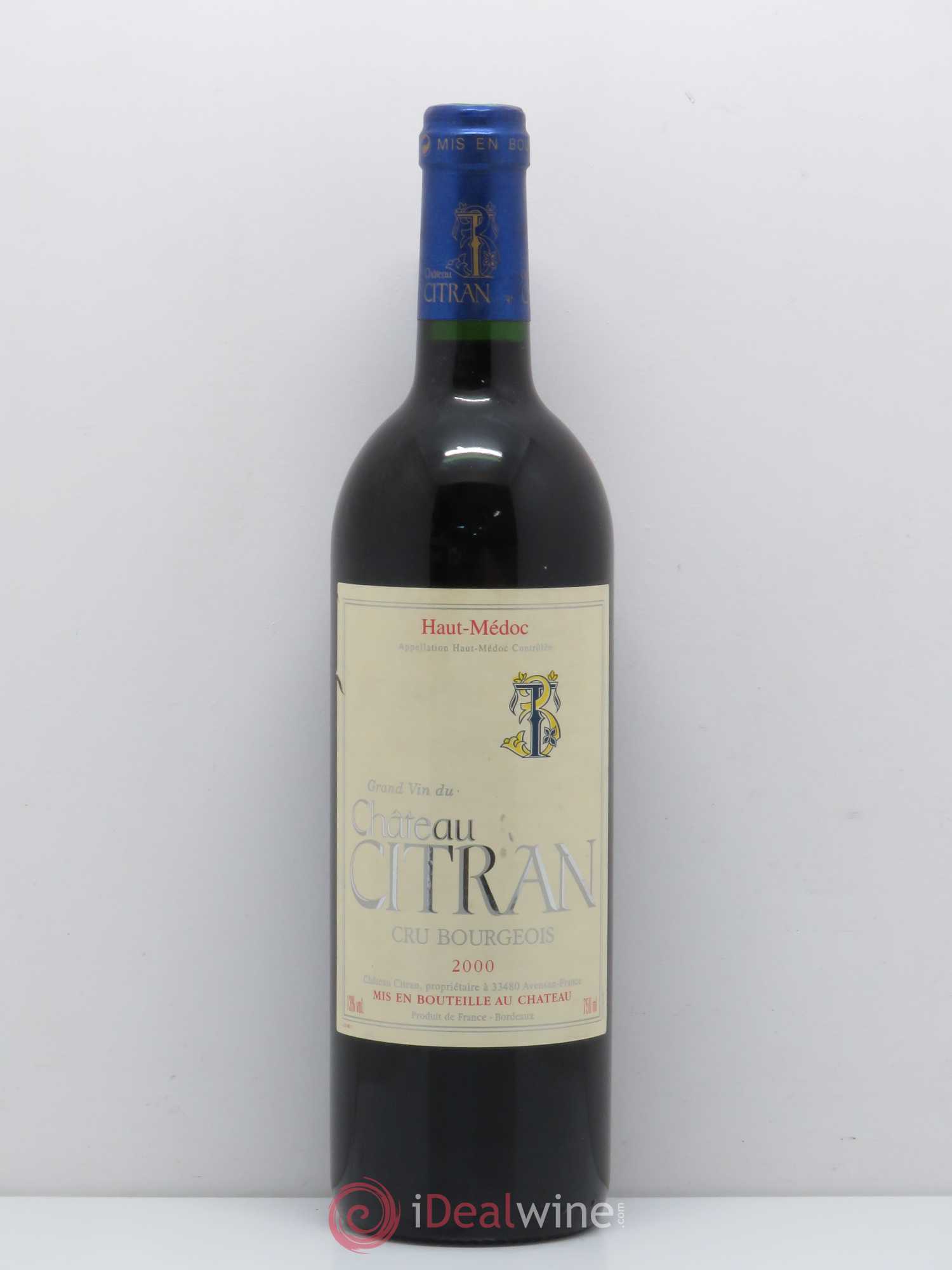 Château Citran Cru Bourgeois 2000 - Lot de 1 bouteille - 0