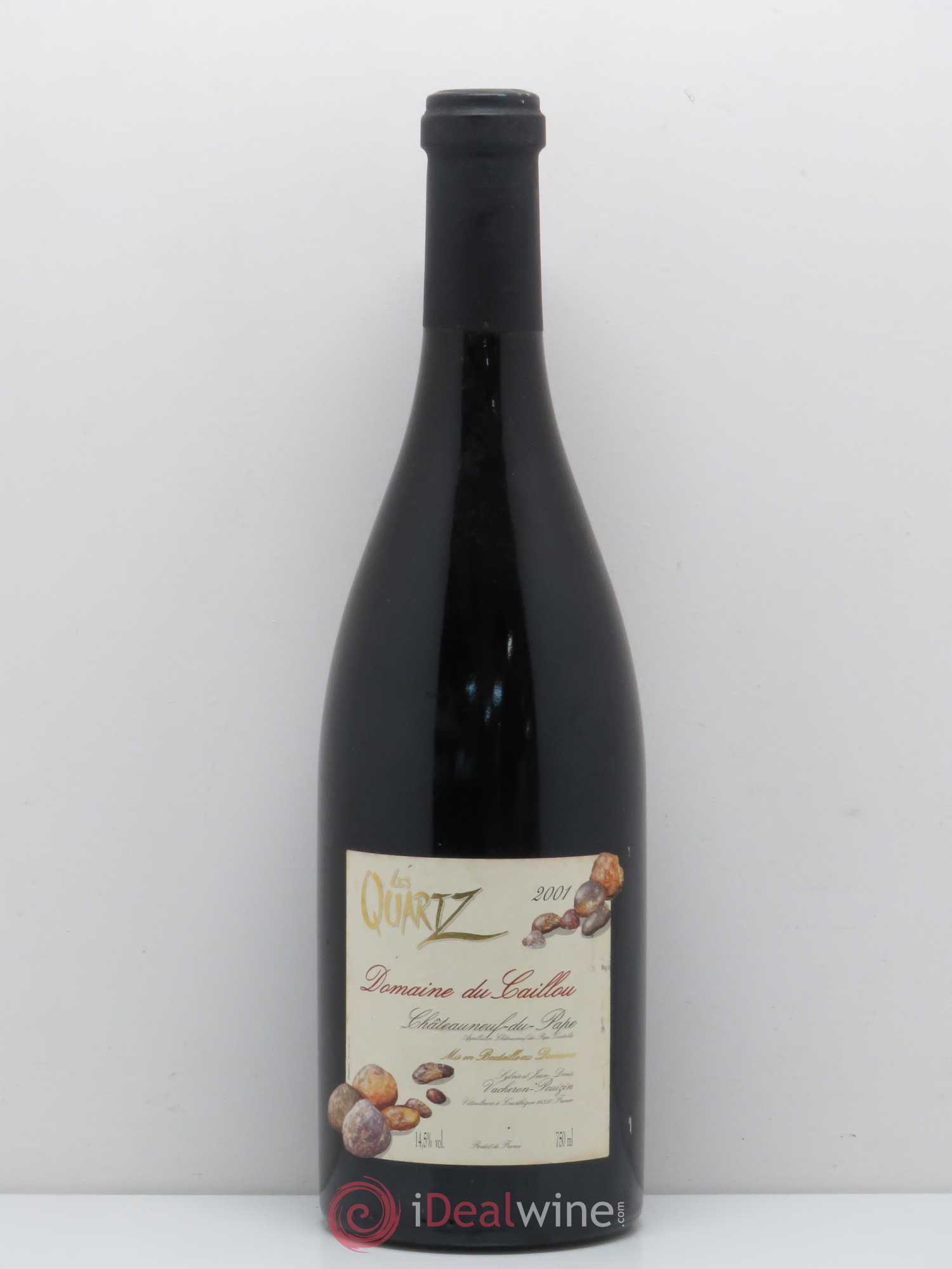Châteauneuf-du-Pape Les Quartz Clos du Caillou 2001 - Lot de 1 bouteille - 0