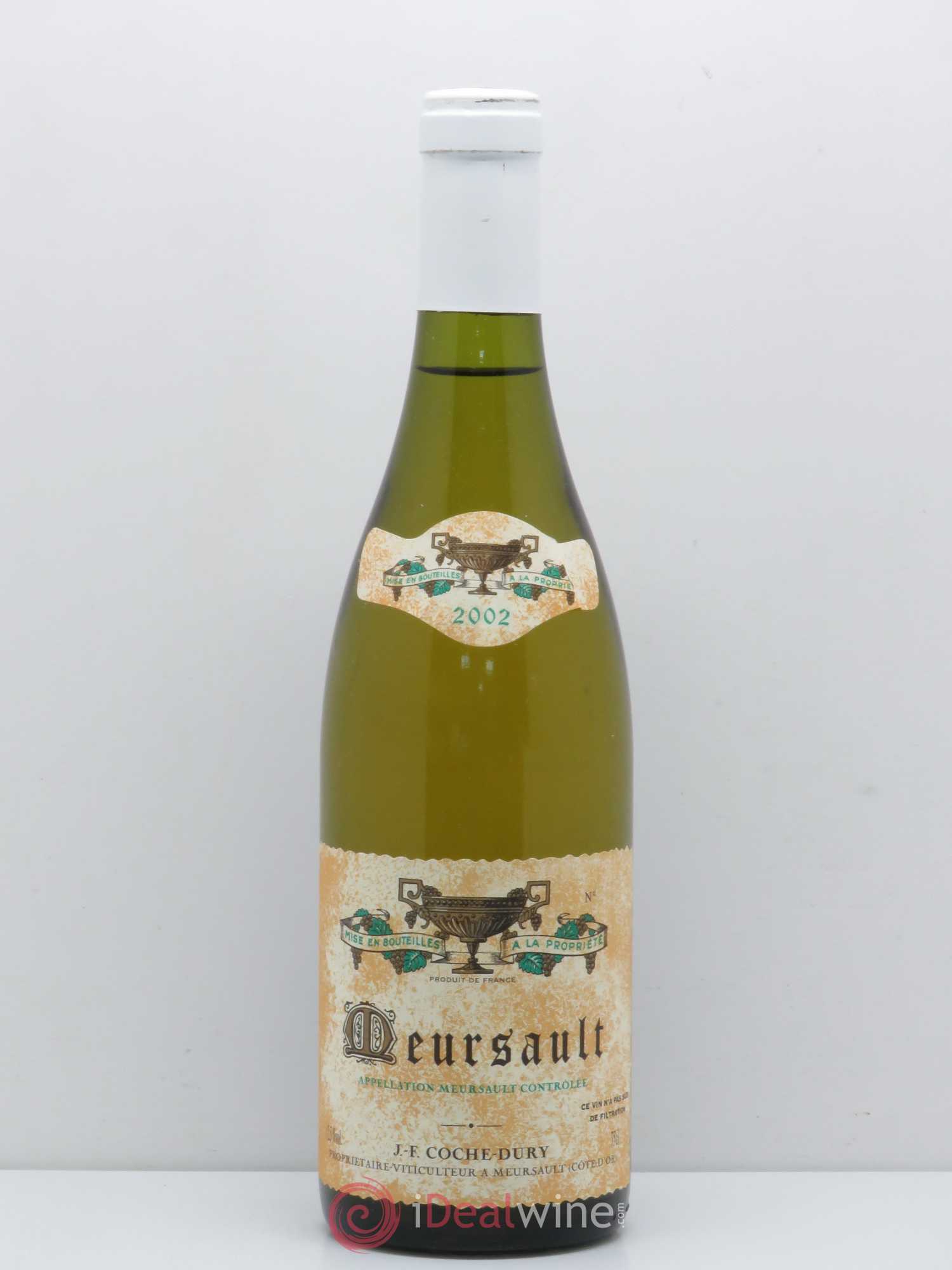 Meursault Coche Dury (Domaine) 2002 - Lot de 1 bouteille - 0