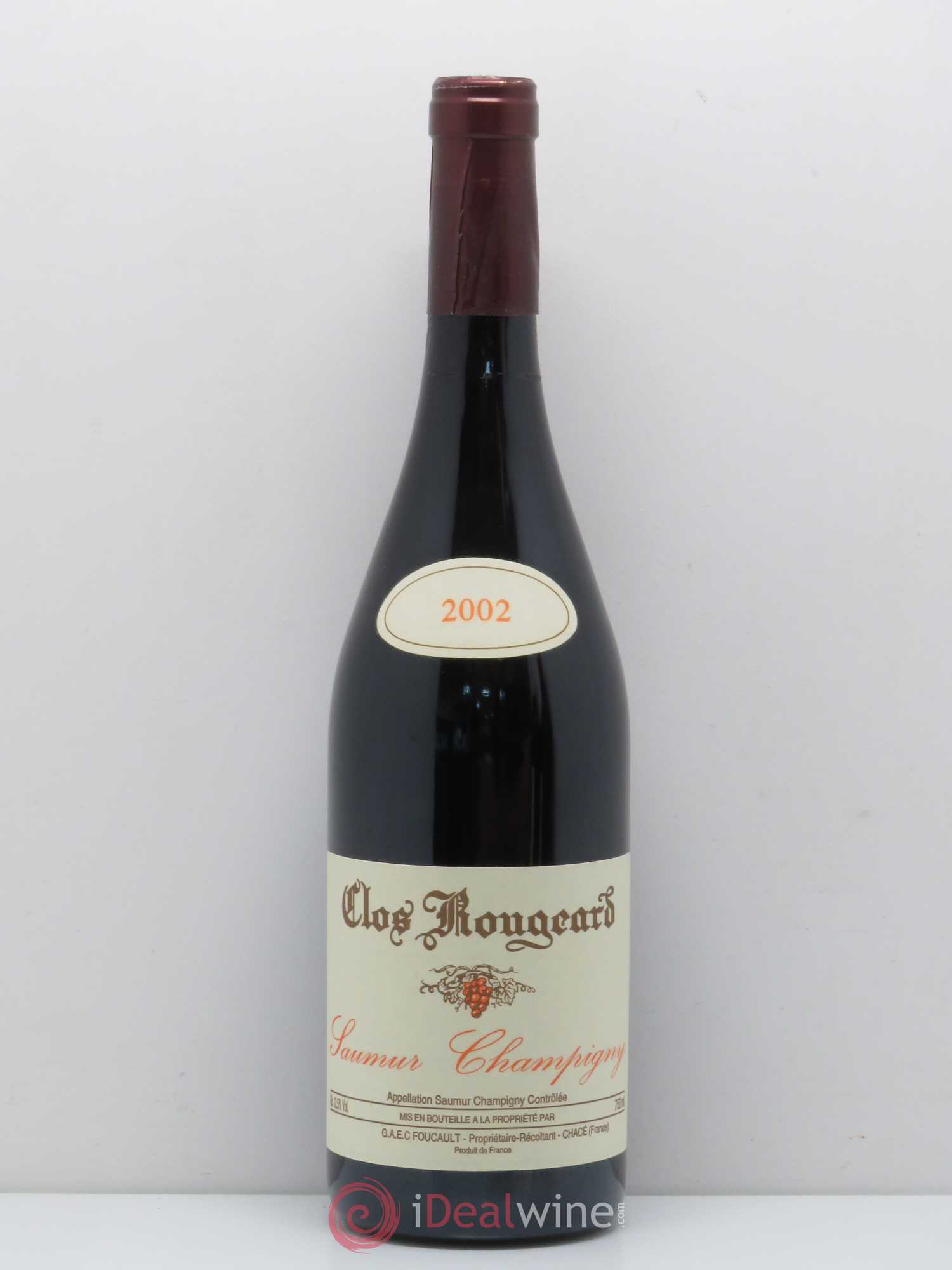 Saumur-Champigny Clos Rougeard 2002 - Lot de 1 bouteille - 0