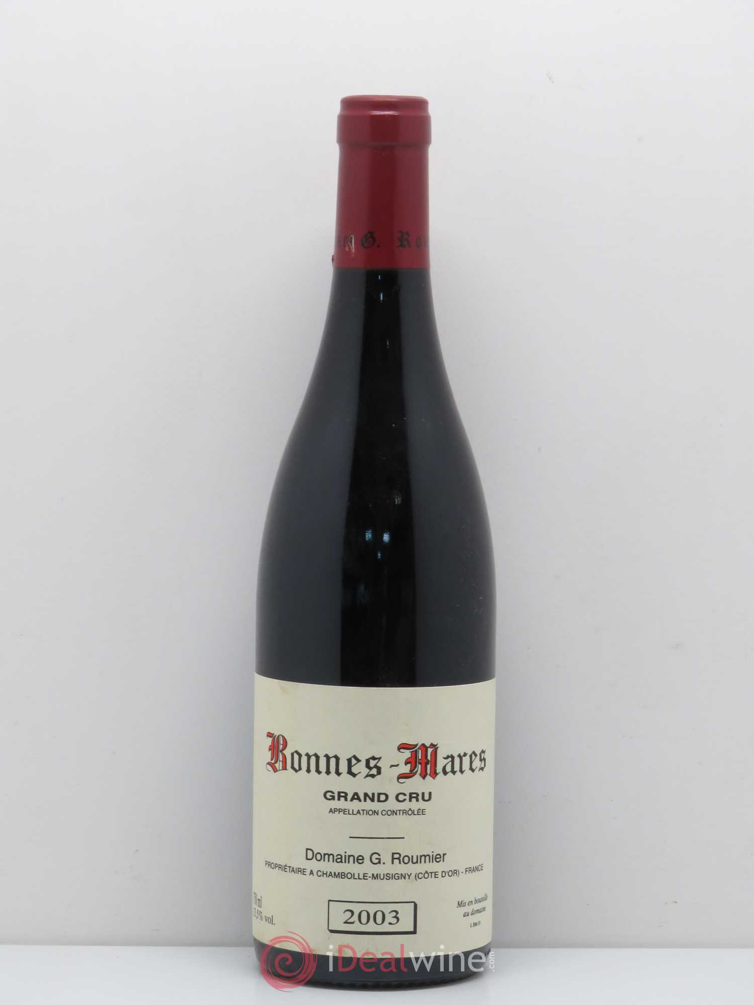 Bonnes-Mares Grand Cru Georges Roumier (Domaine) 2003 - Lot de 1 bouteille - 0